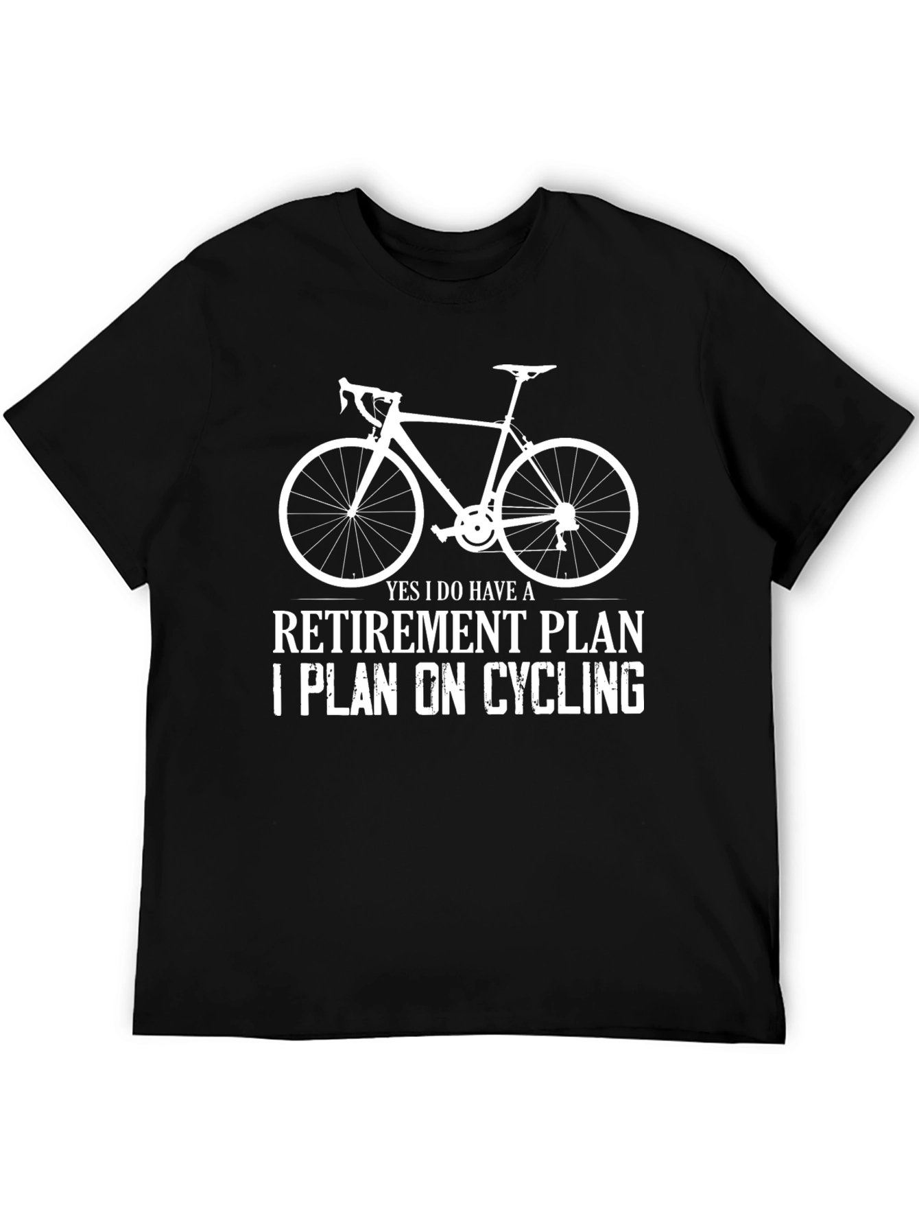 Retirement Plan Cycling Graphic Tee