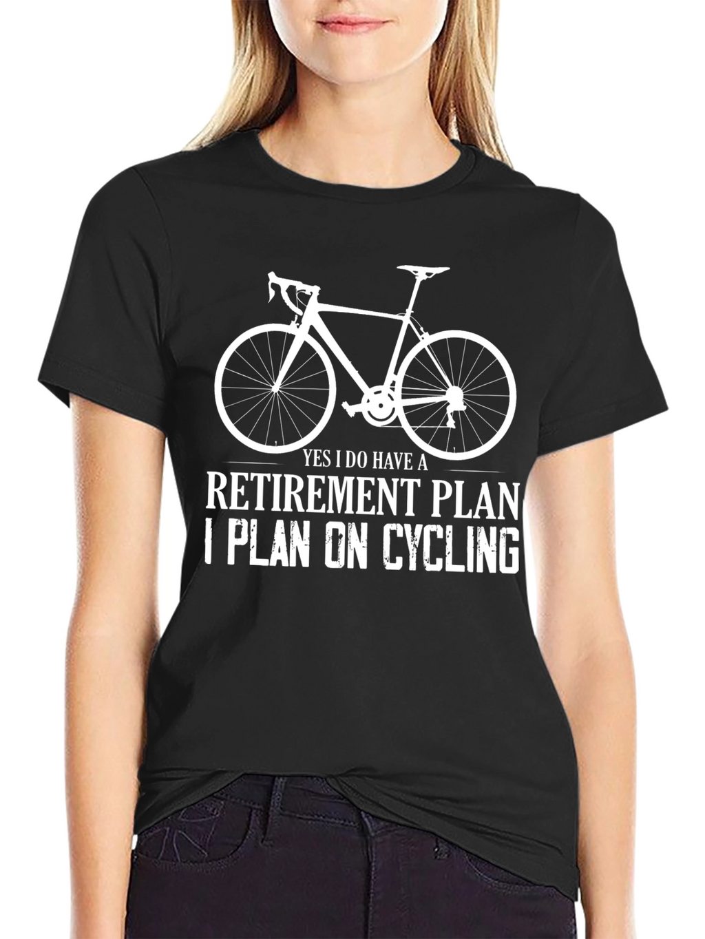 Retirement Plan Cycling Graphic Tee