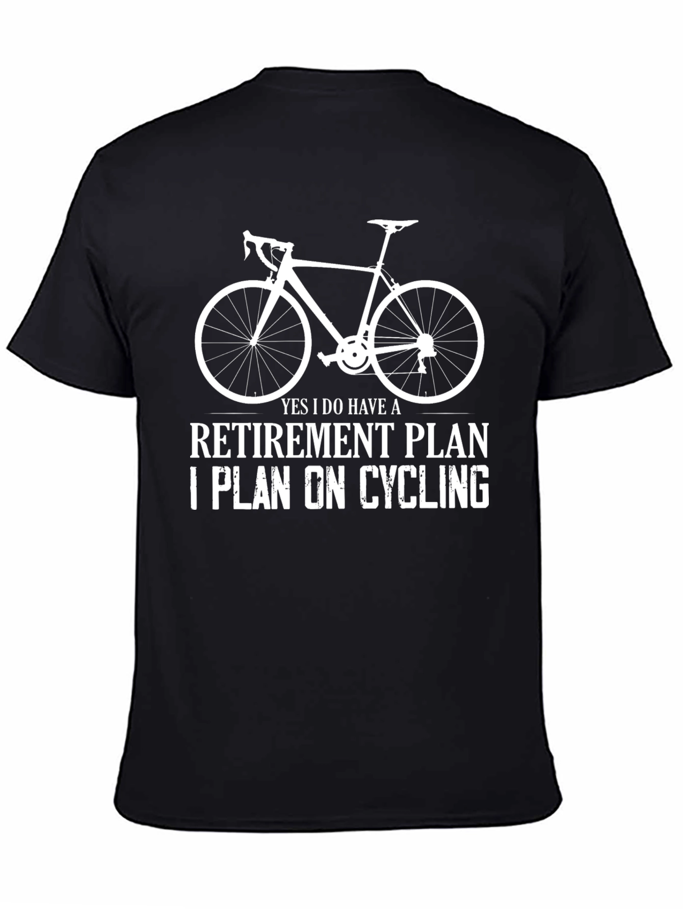 Retirement Plan Cycling Graphic Tee