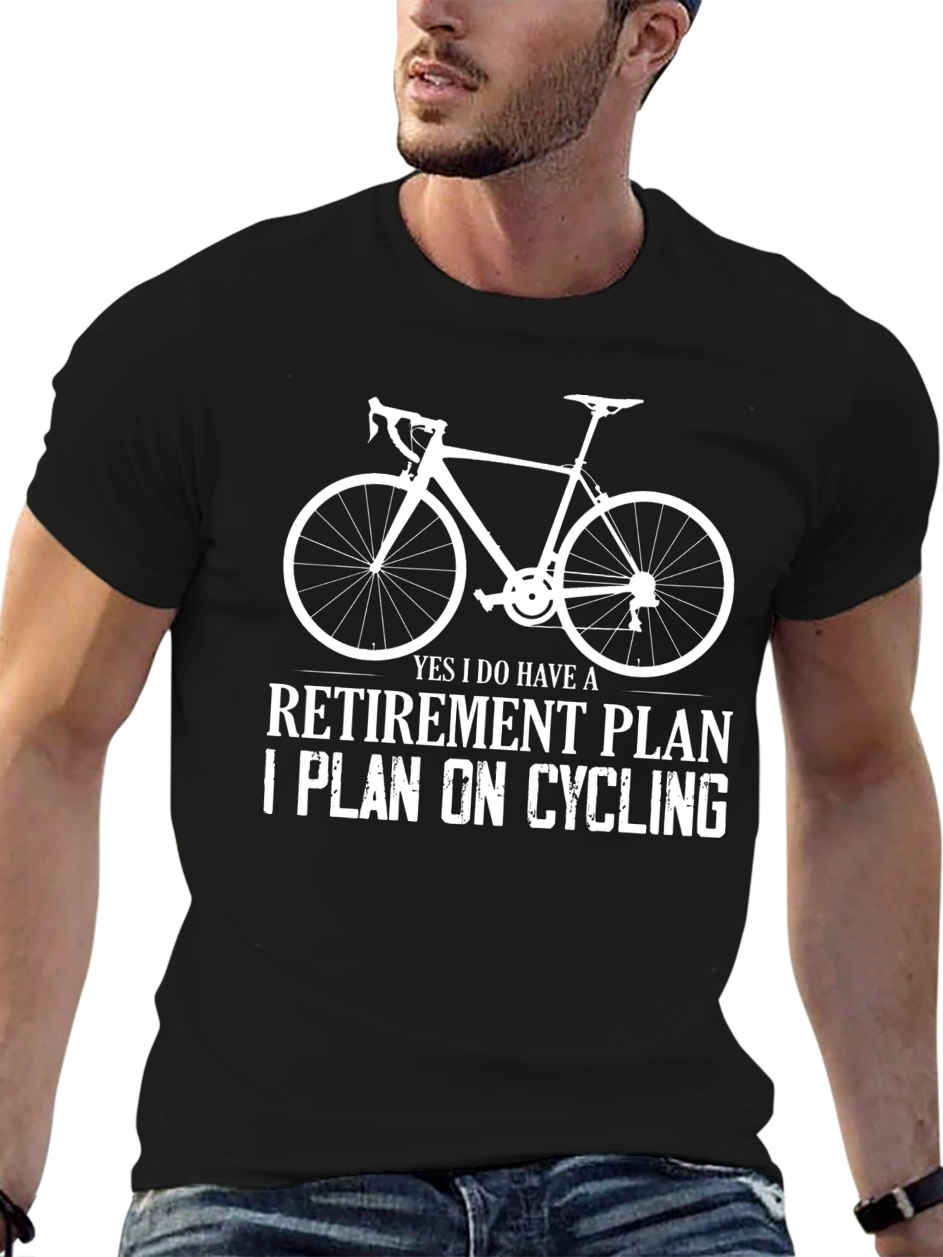 Retirement Plan Cycling Graphic Tee
