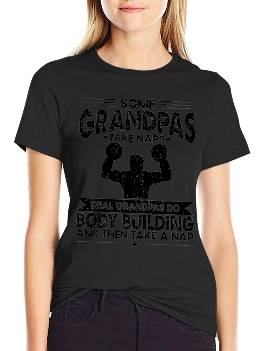 Grandpa Bodybuilding T-Shirt - Funny Workout Gift