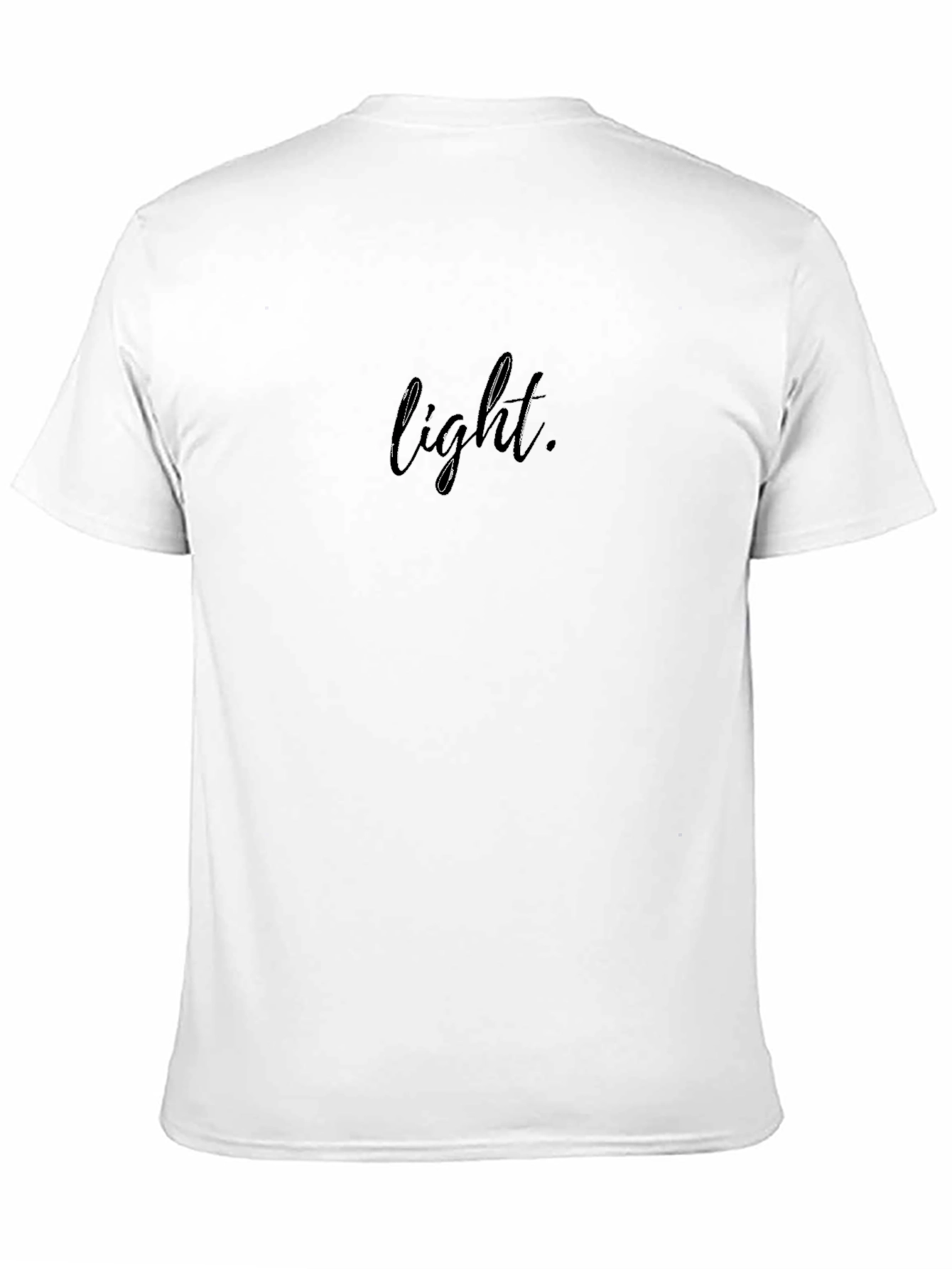 Mens Black Light Graphic T-Shirt