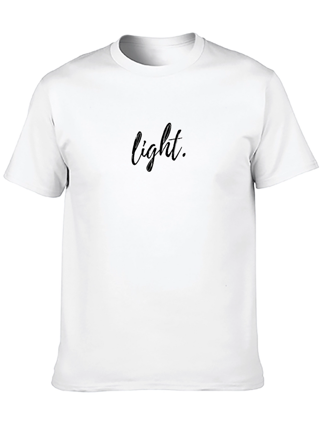 Mens Black Light Graphic T-Shirt