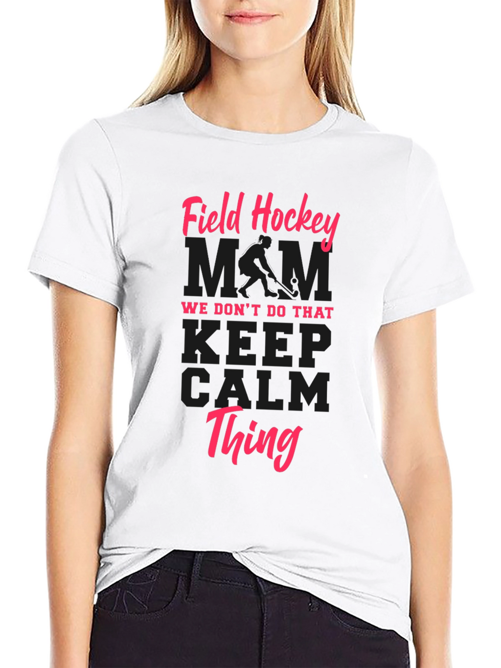 Field Hockey Mom Graphic T-Shirt