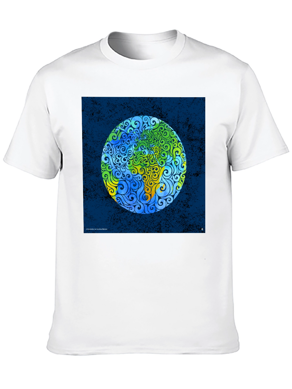 Earth Art Swirl T-Shirt - Global Design Tee
