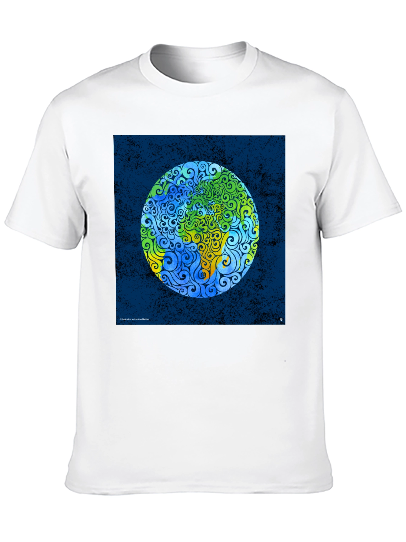 Earth Art Swirl T-Shirt - Global Design Tee