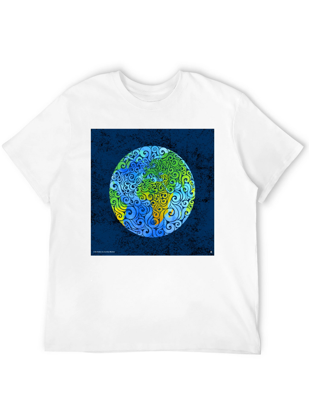 Earth Art Swirl T-Shirt - Global Design Tee