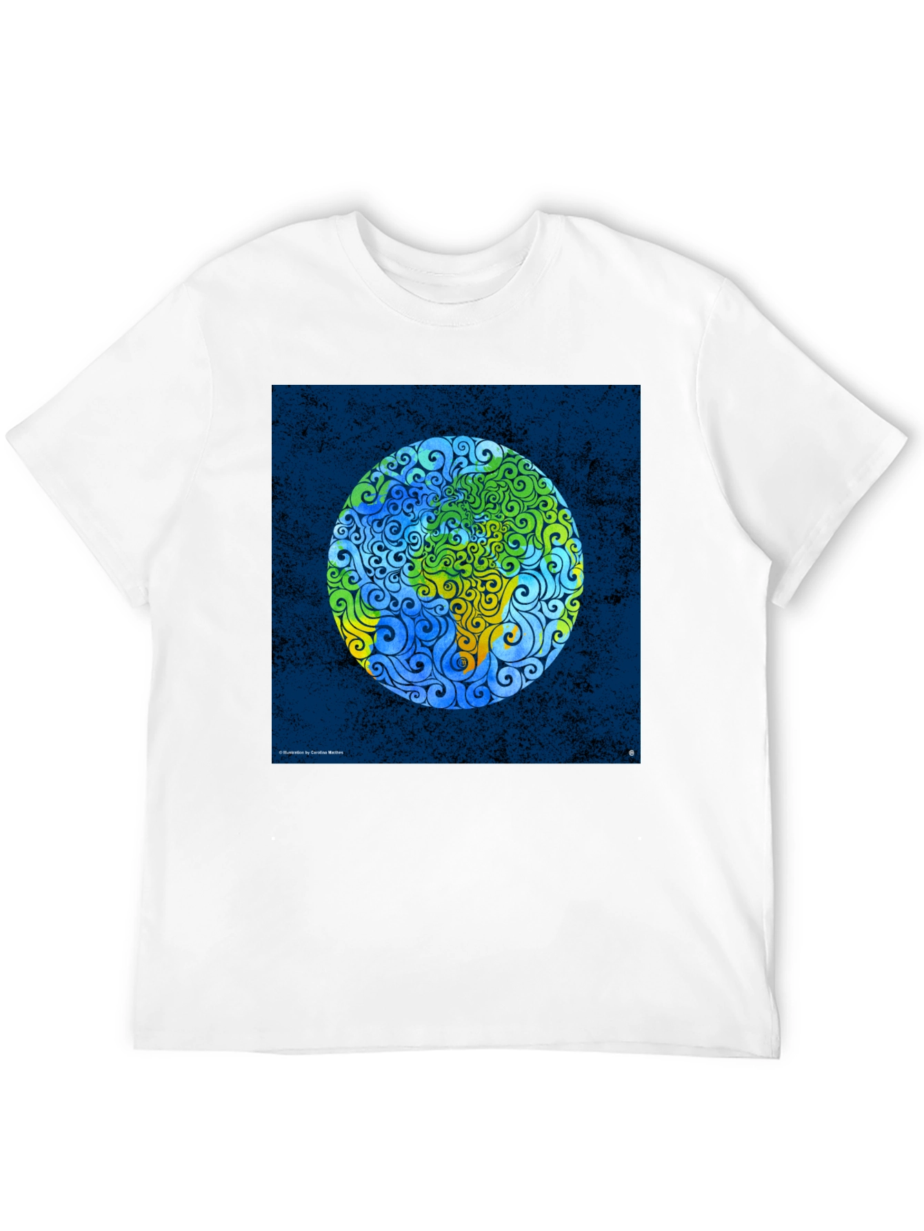 Earth Art Swirl T-Shirt - Global Design Tee