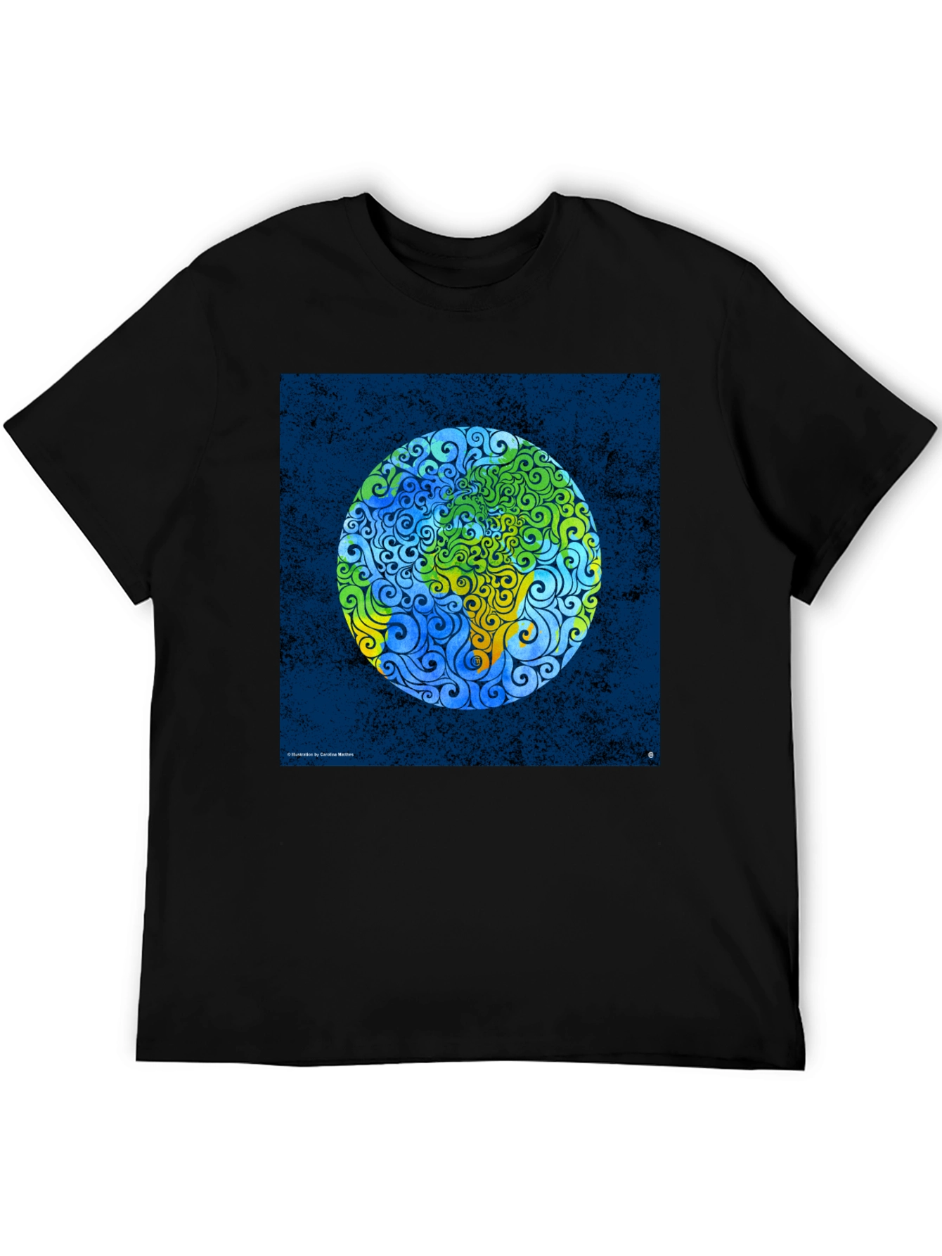Earth Art Swirl T-Shirt - Global Design Tee