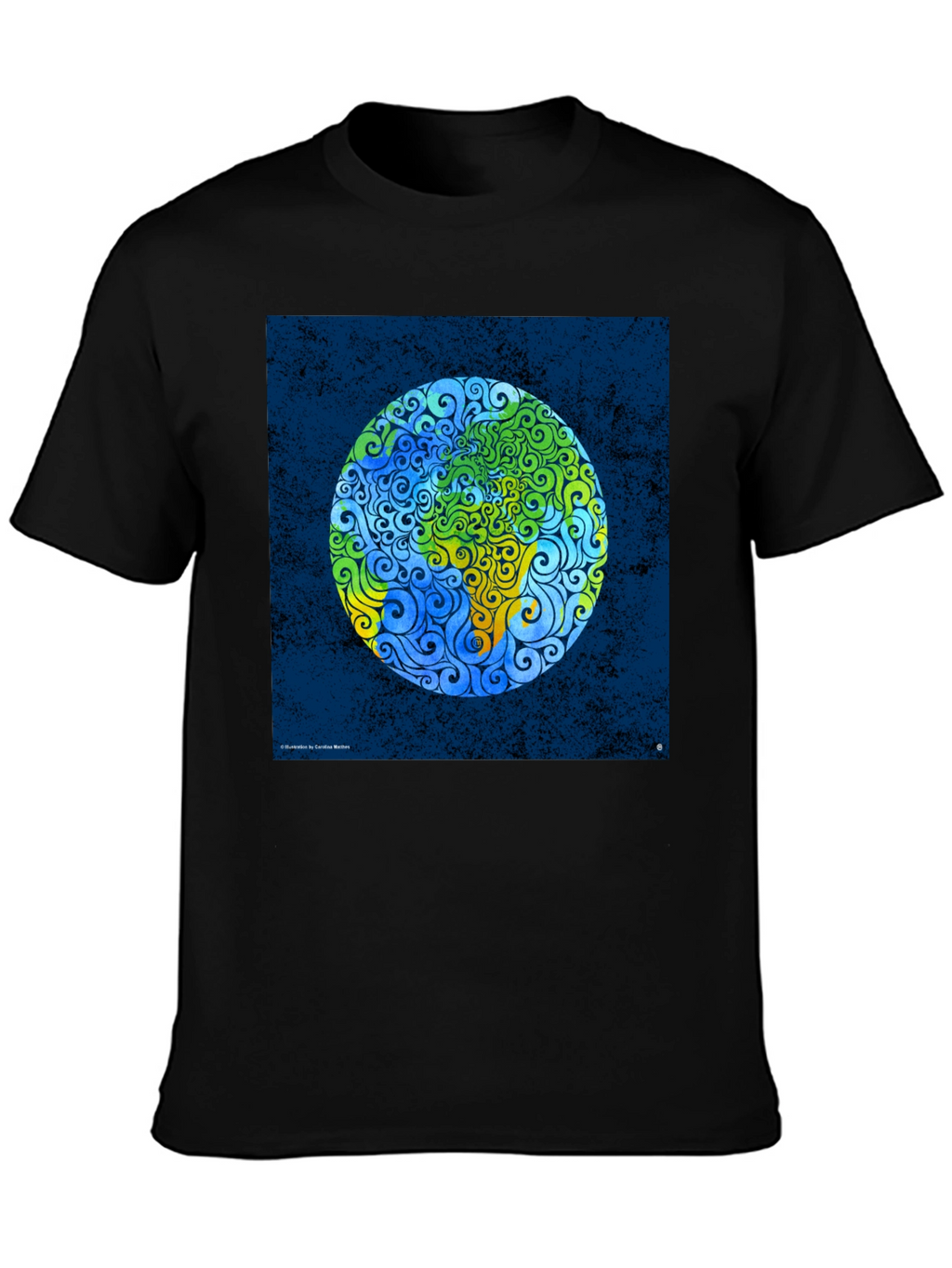 Earth Art Swirl T-Shirt - Global Design Tee