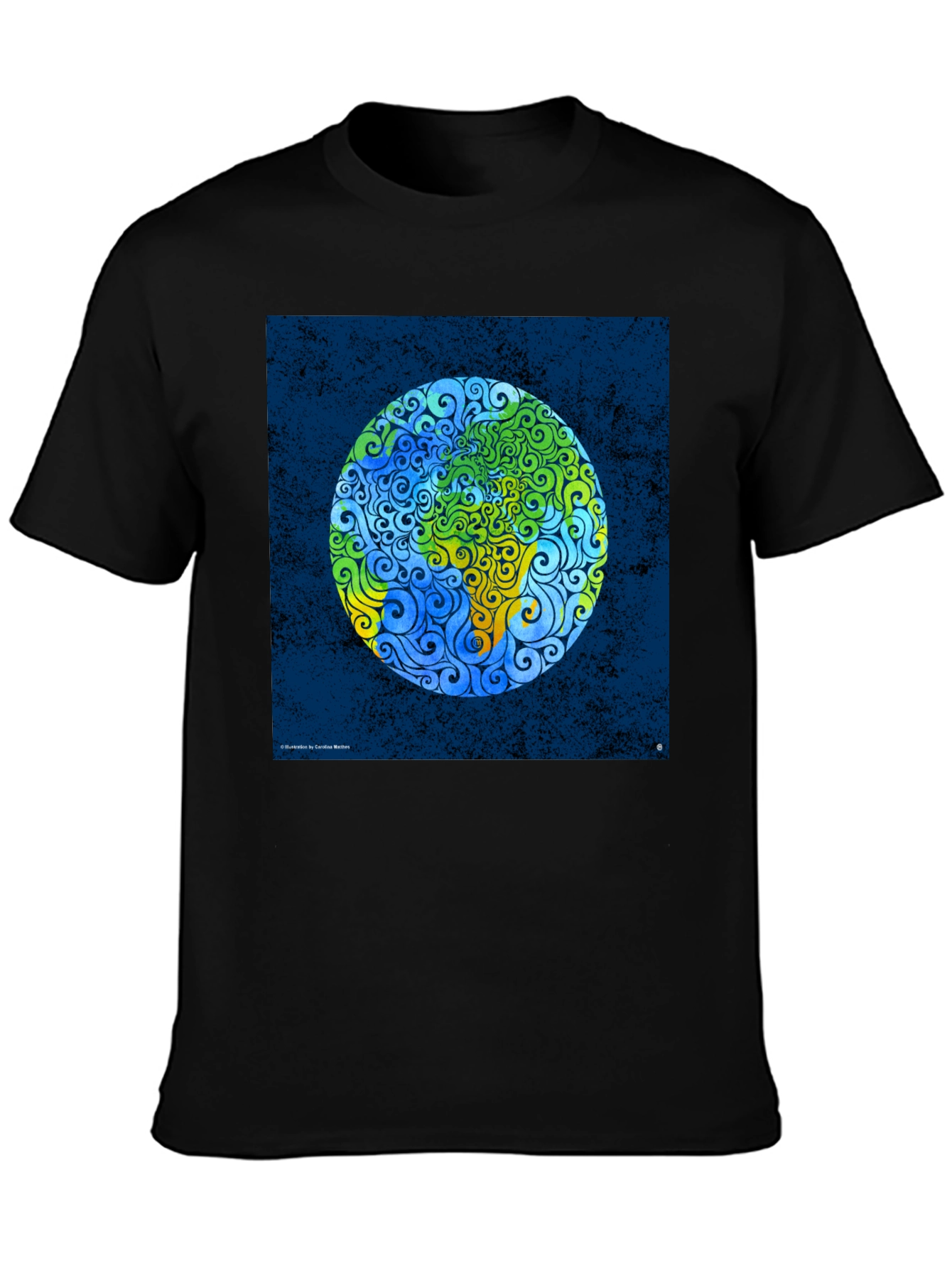 Earth Art Swirl T-Shirt - Global Design Tee