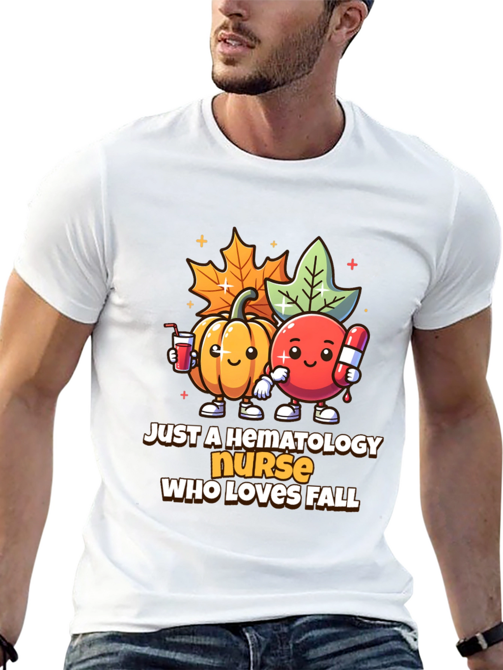 Hematology Nurse Fall T-Shirt