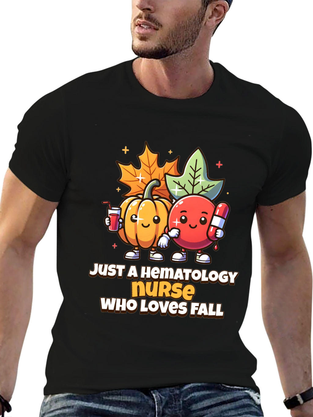 Hematology Nurse Fall T-Shirt