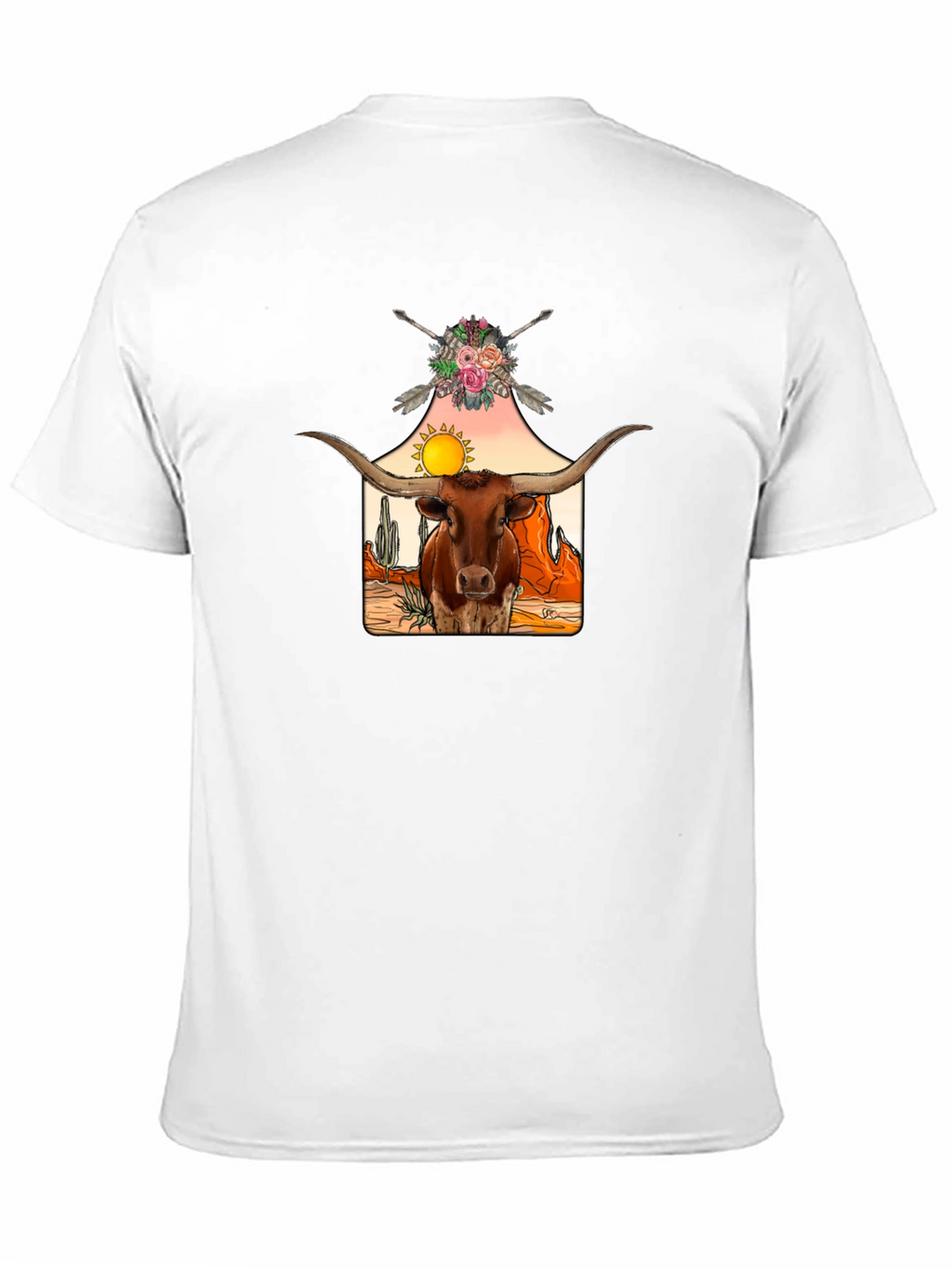 Longhorn Desert Graphic Tee
