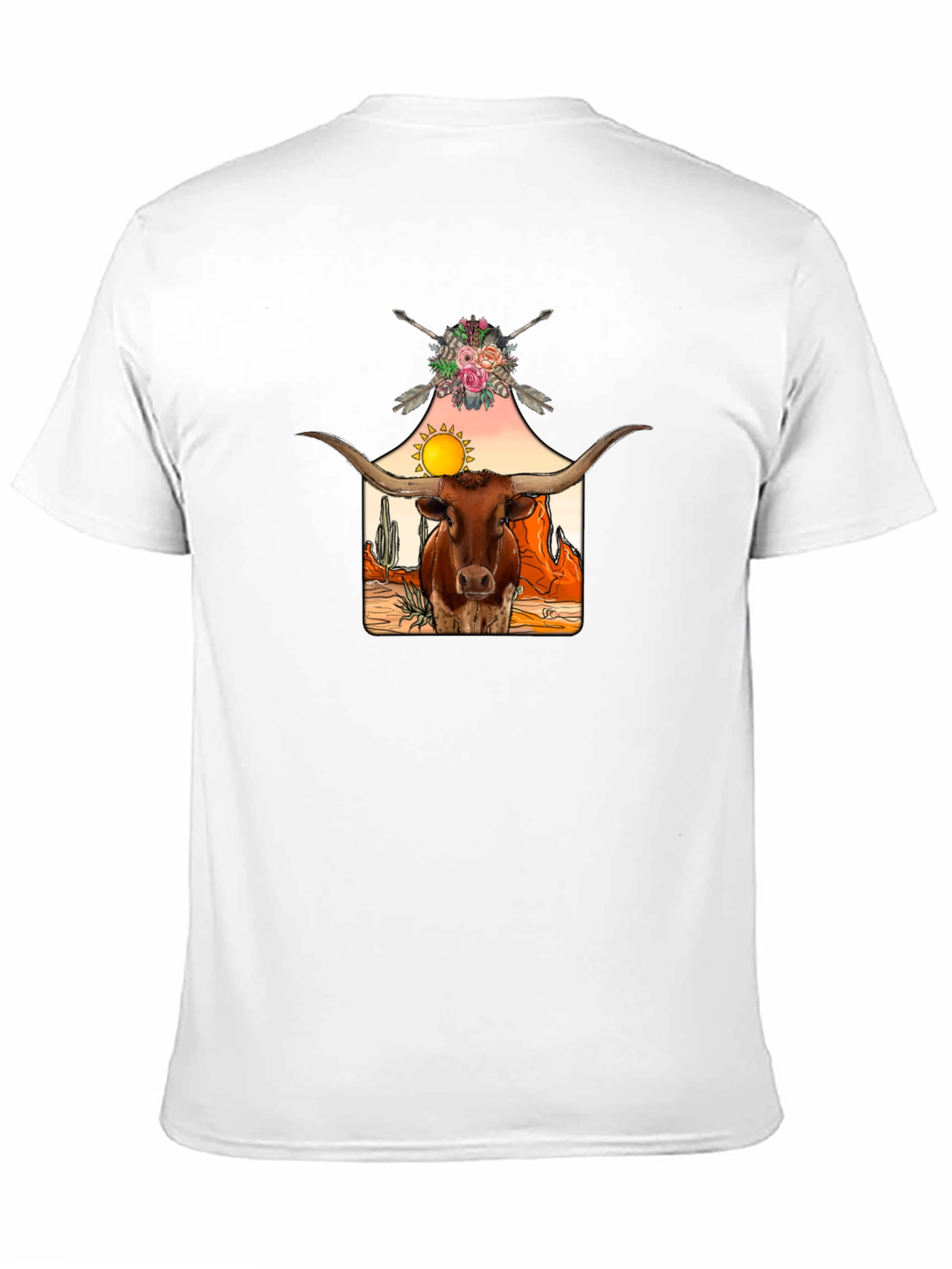 Longhorn Desert Graphic Tee