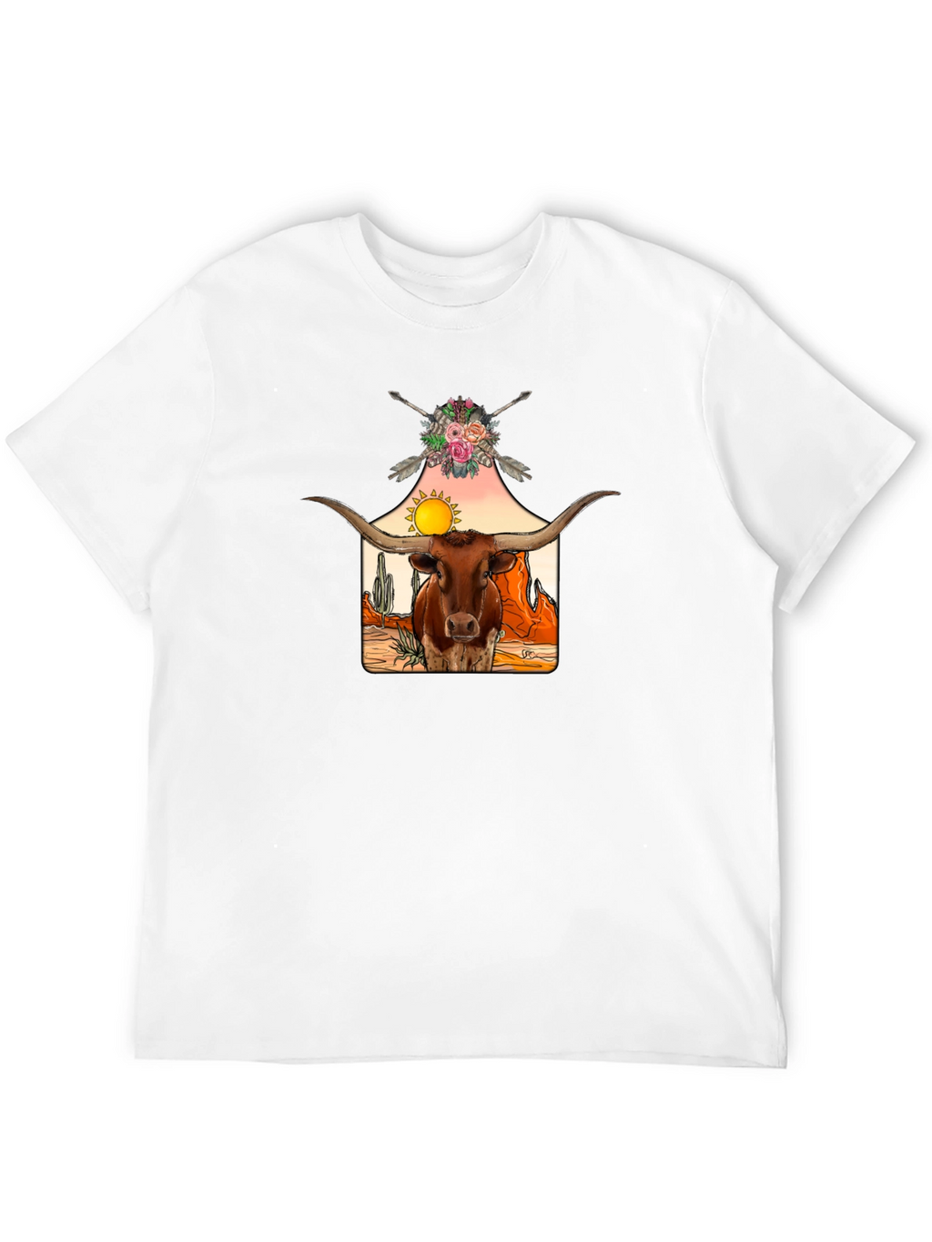Longhorn Desert Graphic Tee