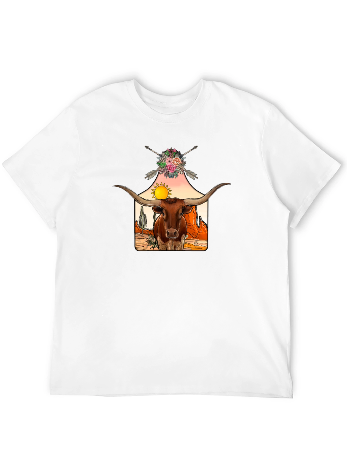 Longhorn Desert Graphic Tee
