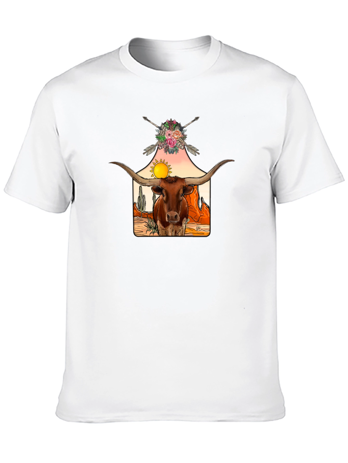 Longhorn Desert Graphic Tee
