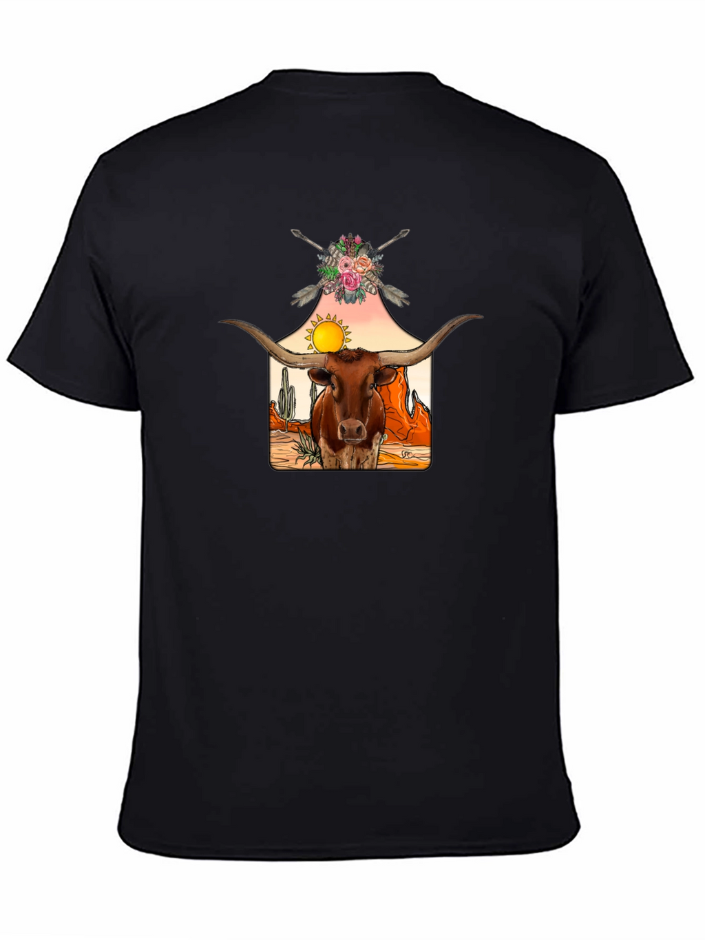 Longhorn Desert Graphic Tee