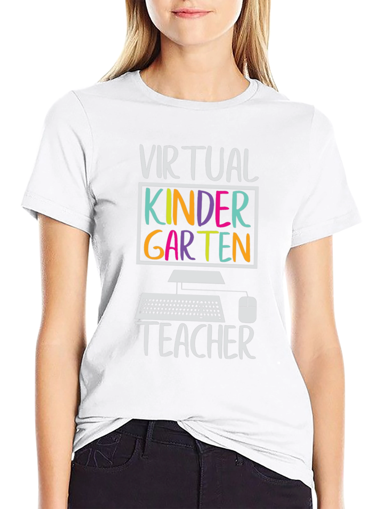 Virtual Kindergarten Teacher T-Shirt