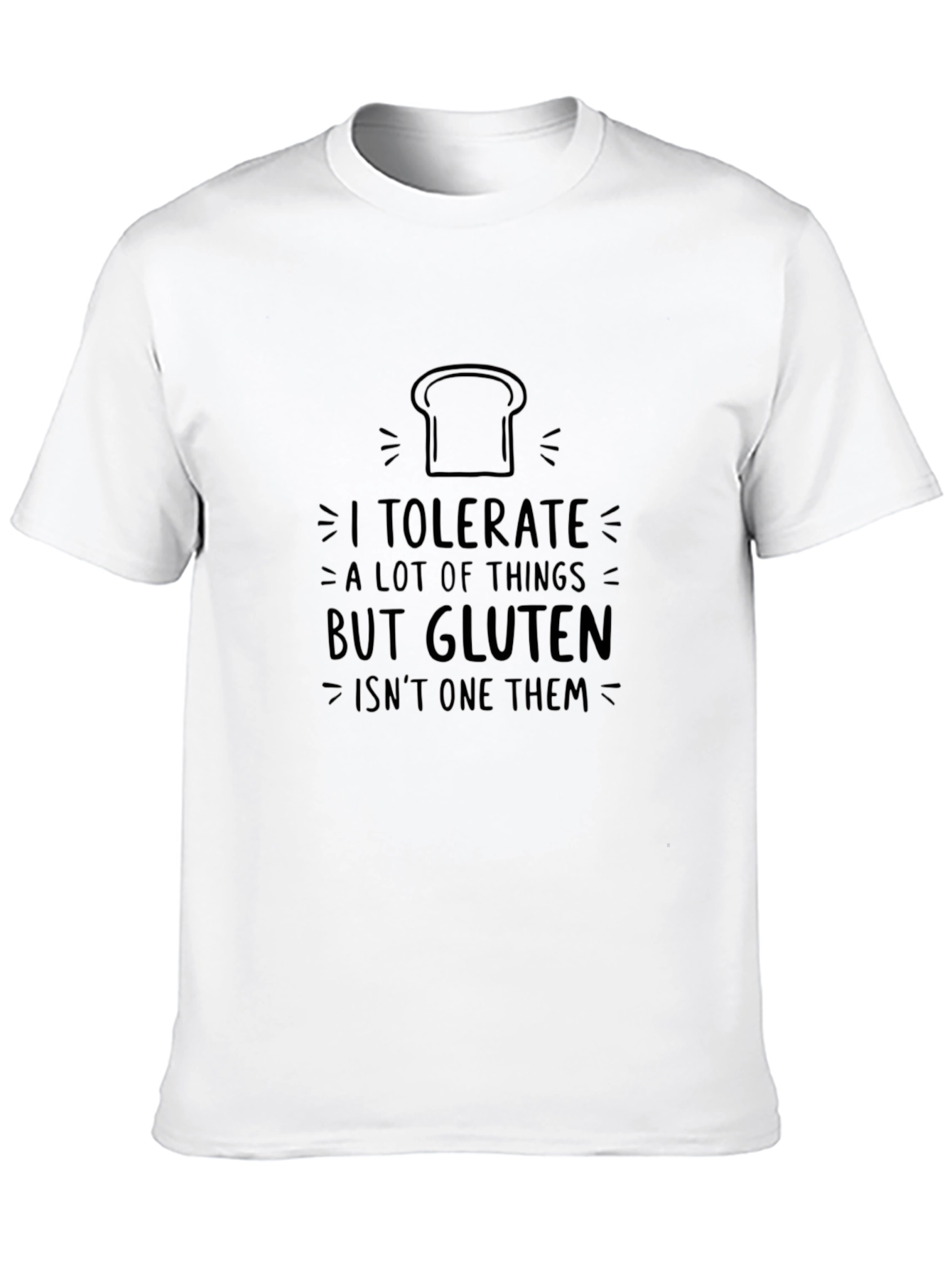Gluten Intolerance T-Shirt - Humorous Graphic Tee