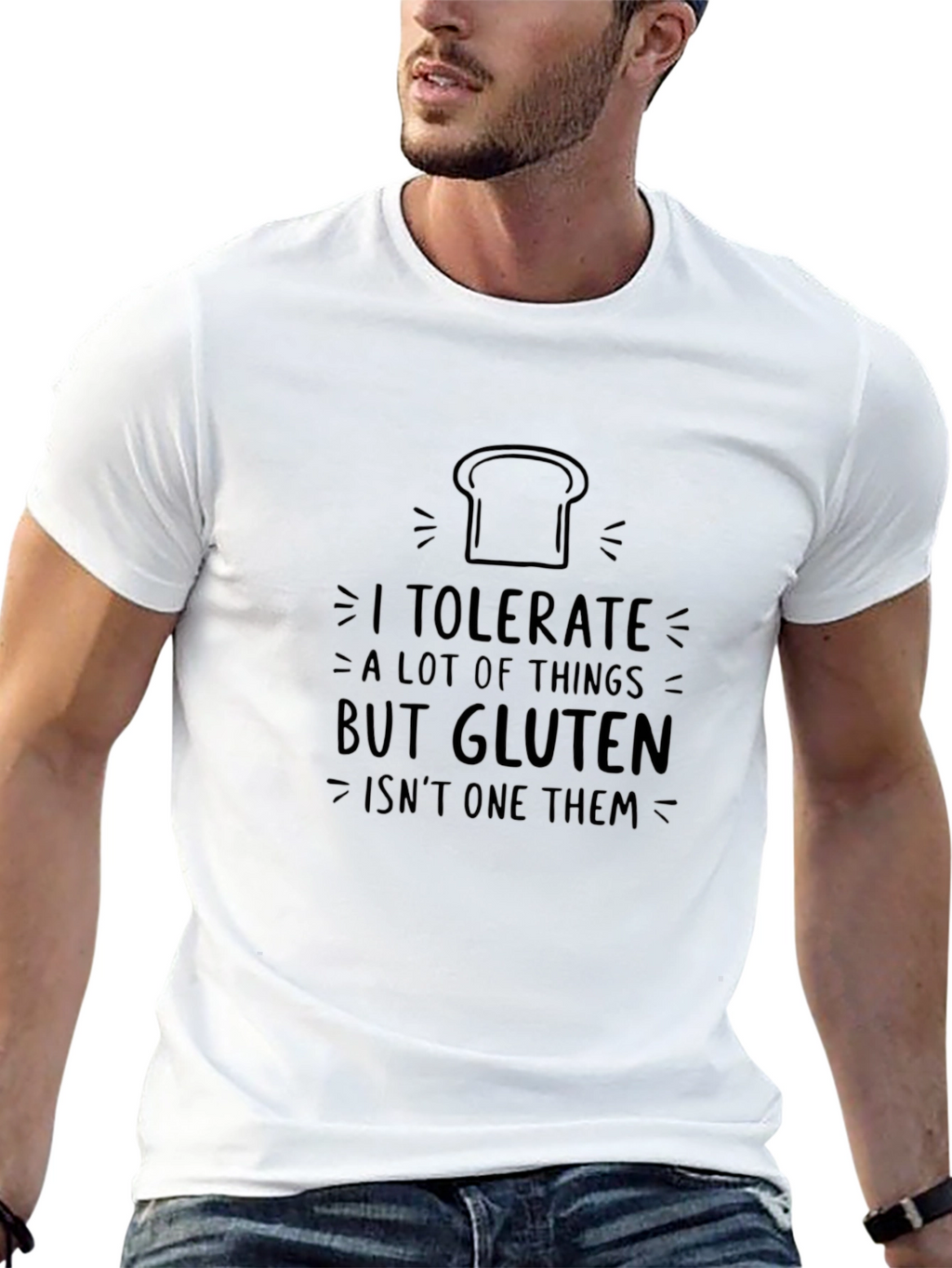 Gluten Intolerance T-Shirt - Humorous Graphic Tee