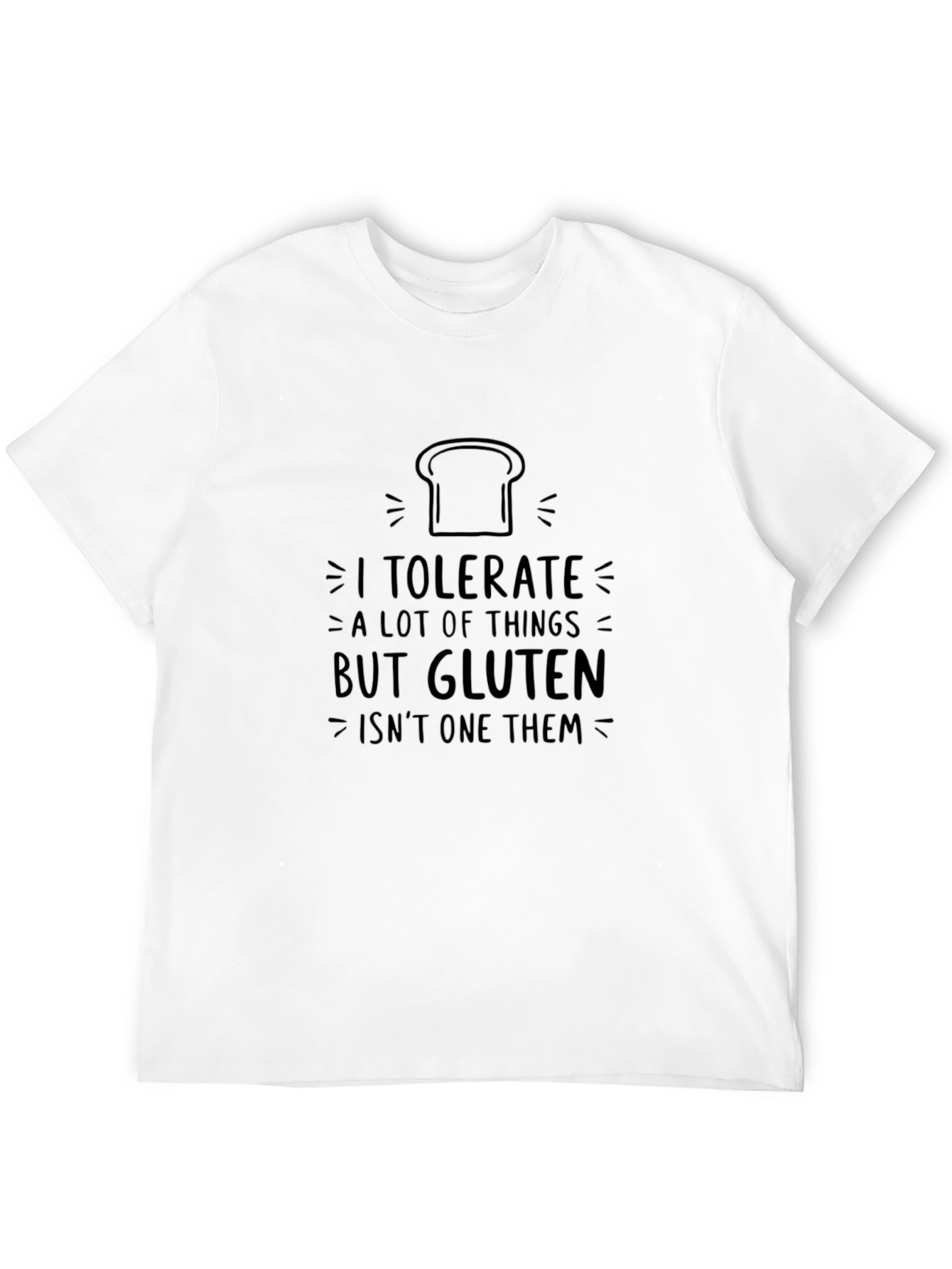 Gluten Intolerance T-Shirt - Humorous Graphic Tee