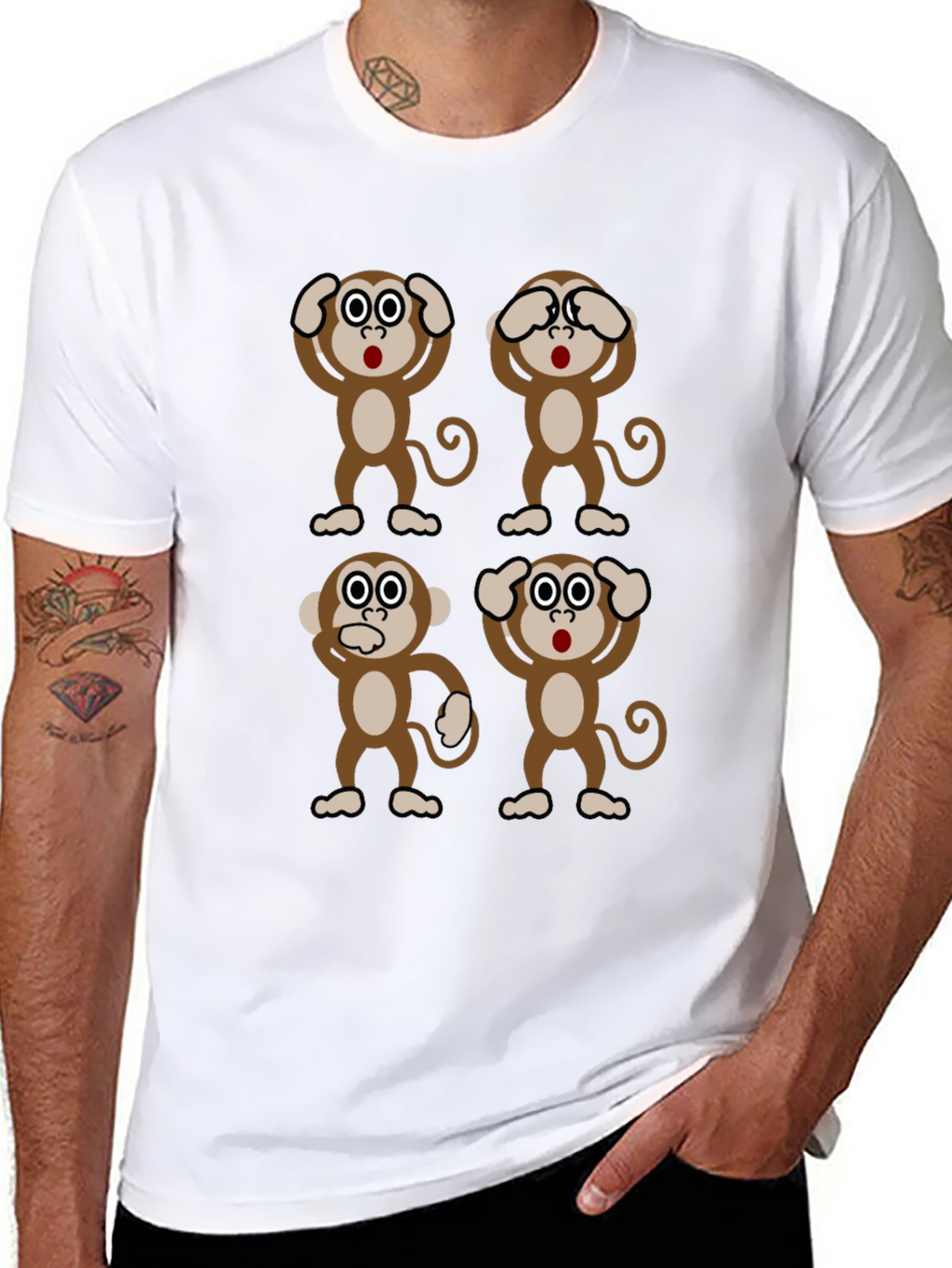 Hear No Evil Monkey T-Shirt