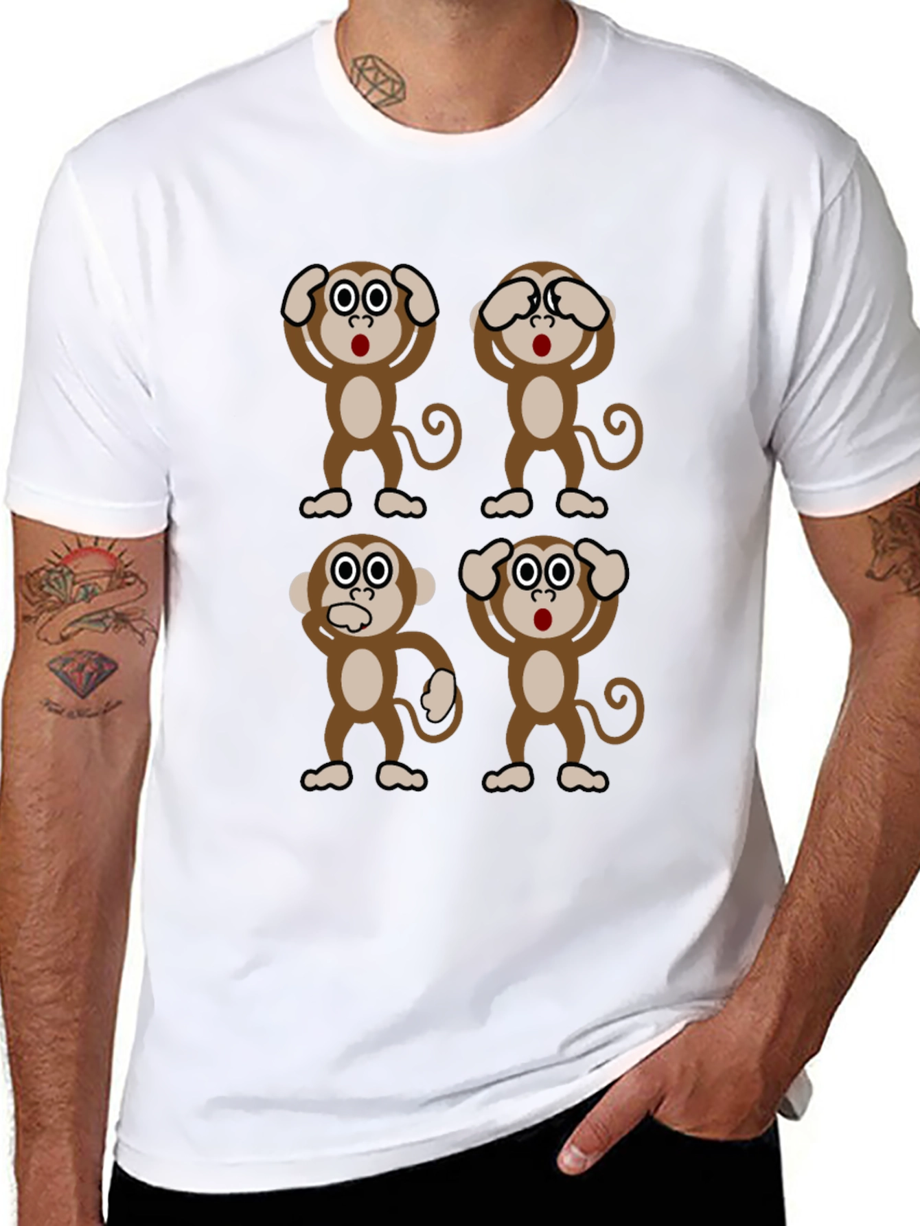 Hear No Evil Monkey T-Shirt