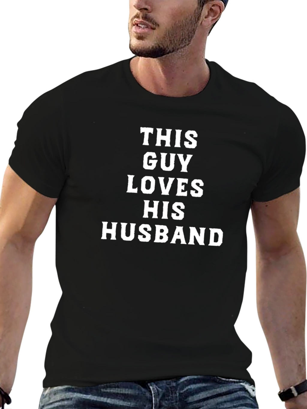 This Guy Loves His Husband T-Shirt