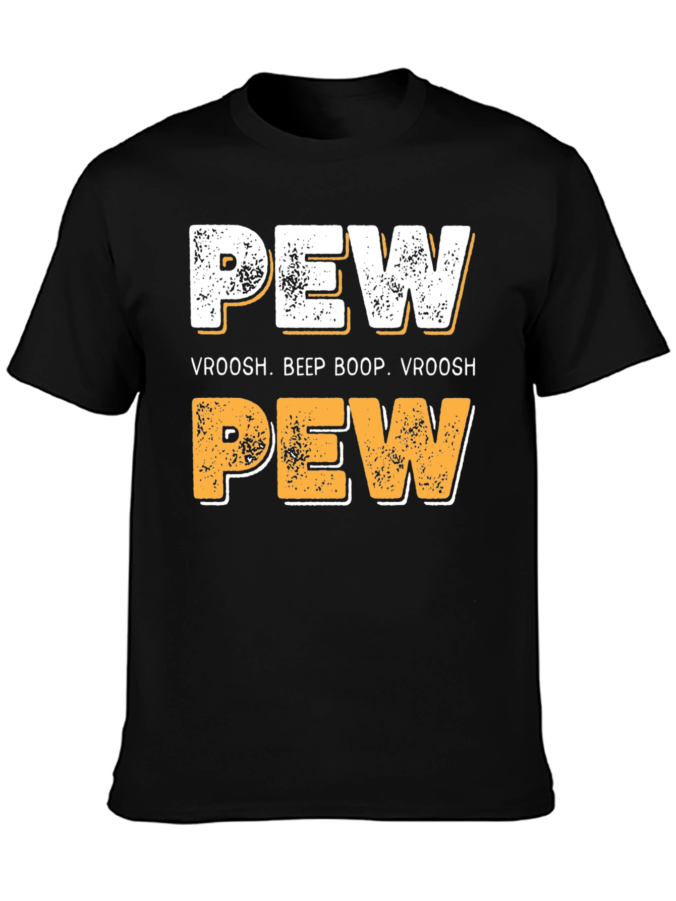 Pew Vroosh Funny Graphic T-Shirt