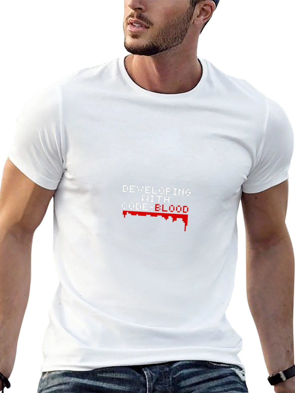 Code-Blood Developer T-Shirt - Black