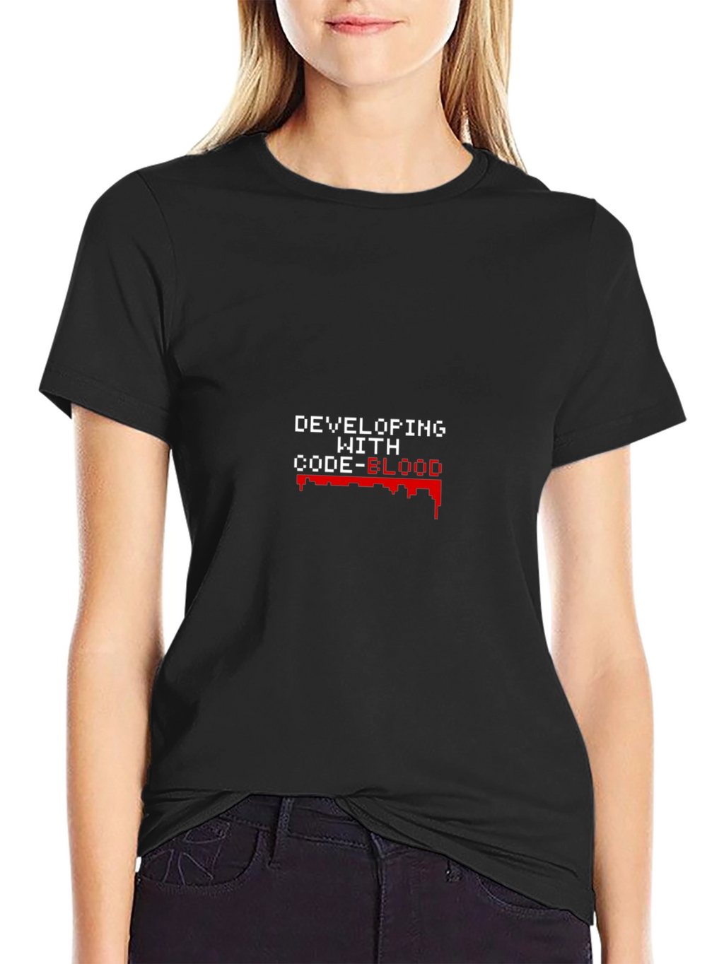 Code-Blood Developer T-Shirt - Black
