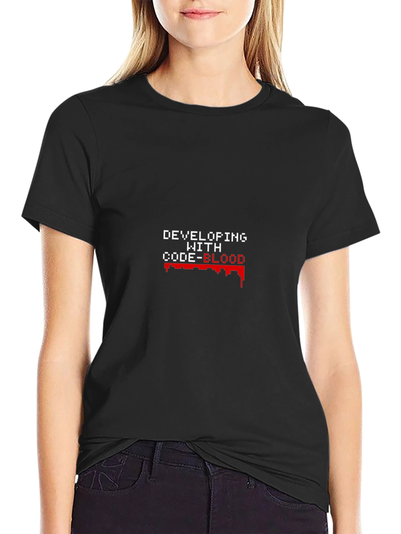 Code-Blood Developer T-Shirt - Black