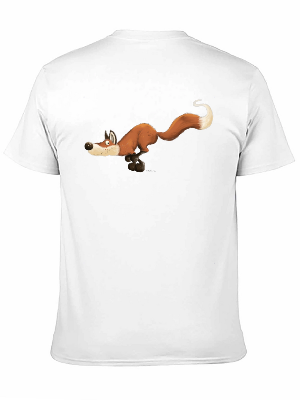 Running Fox Graphic Tee - Black