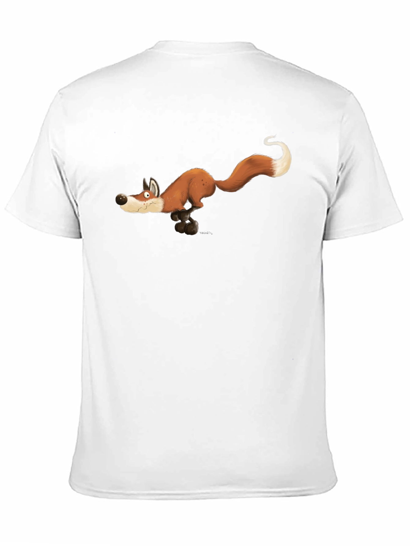 Running Fox Graphic Tee - Black