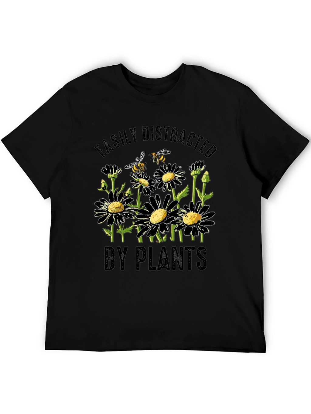 Easily Distracted by Plants Graphic T-Shirt