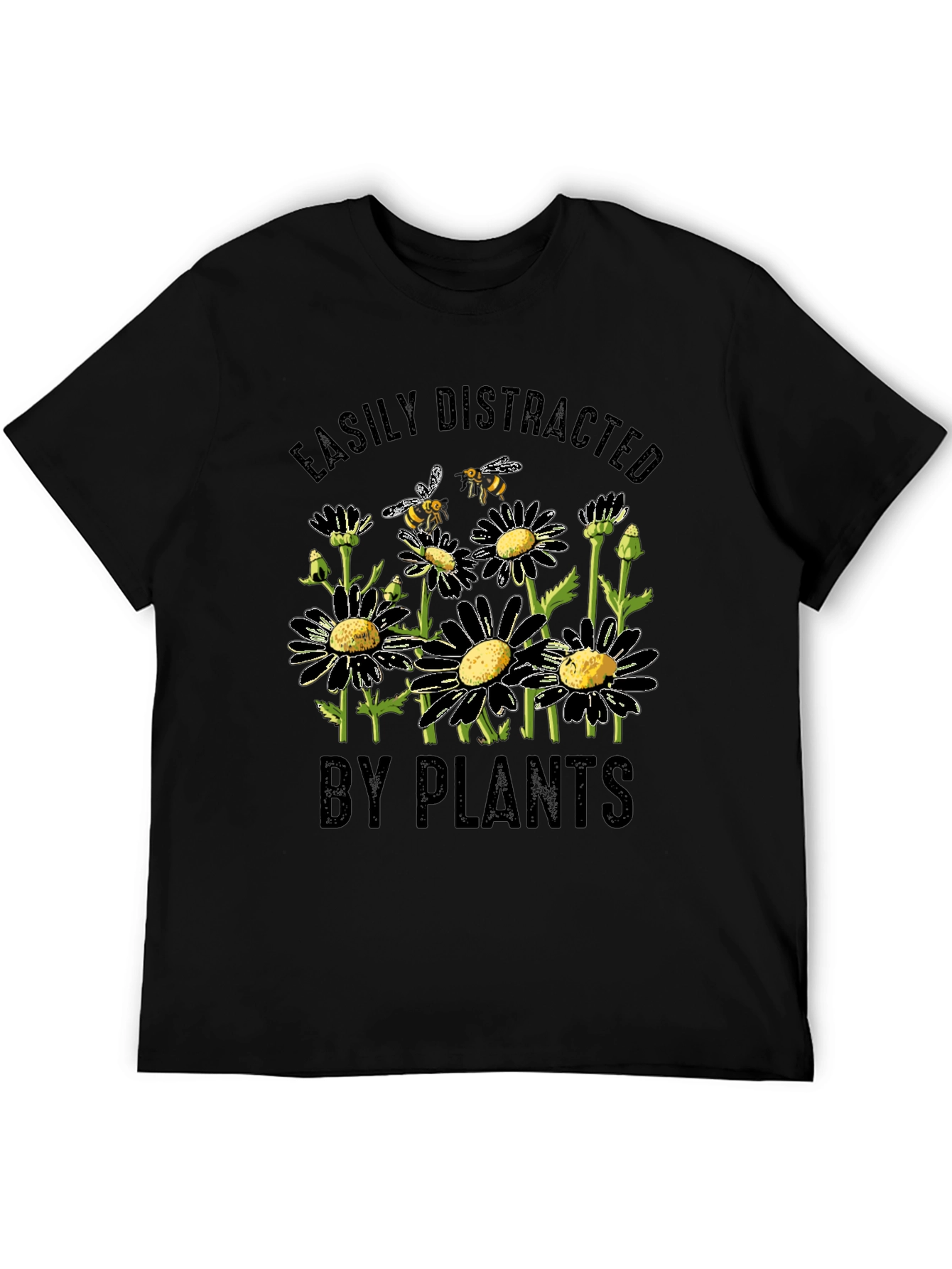 Easily Distracted by Plants Graphic T-Shirt