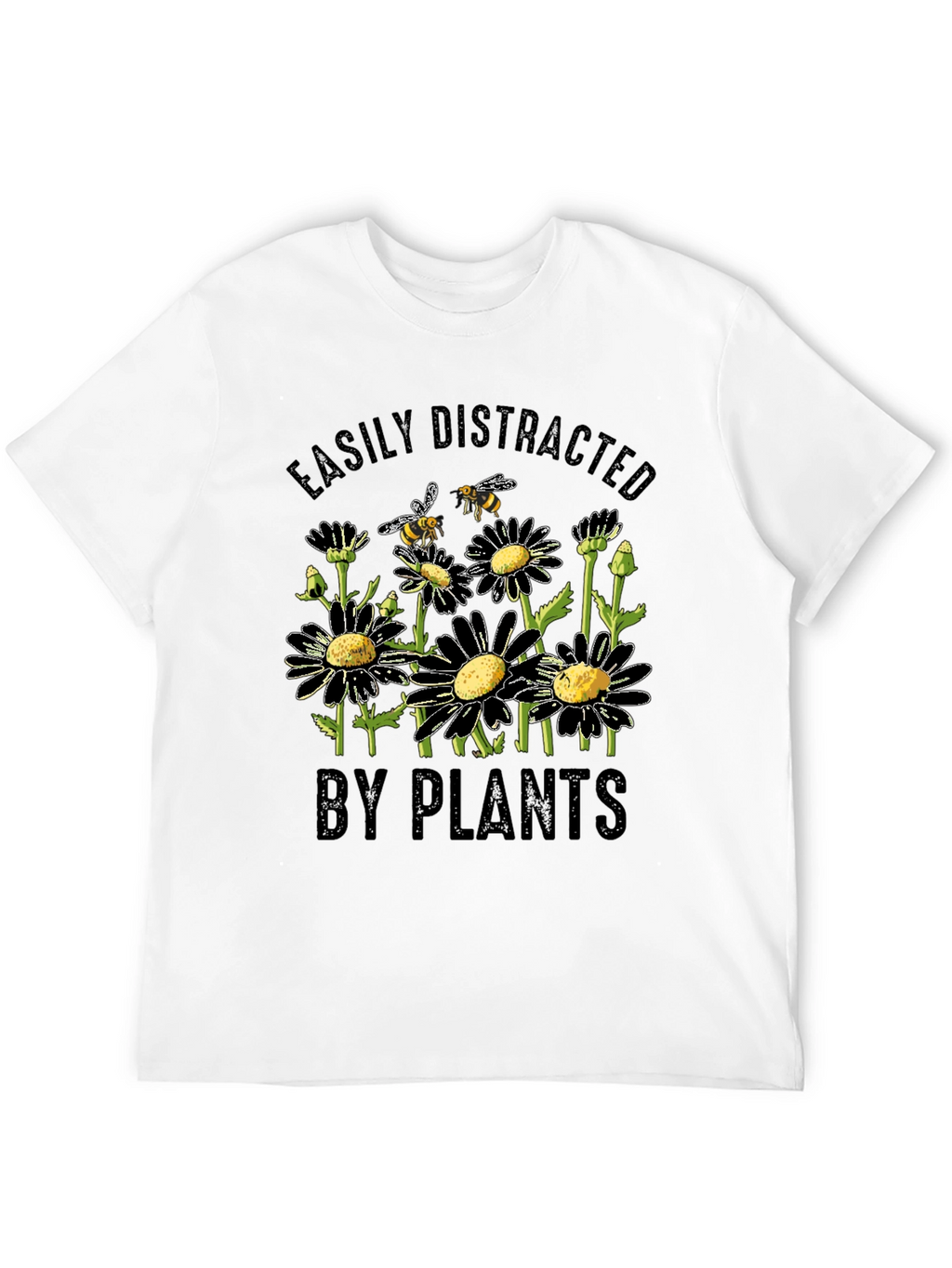 Easily Distracted by Plants Graphic T-Shirt