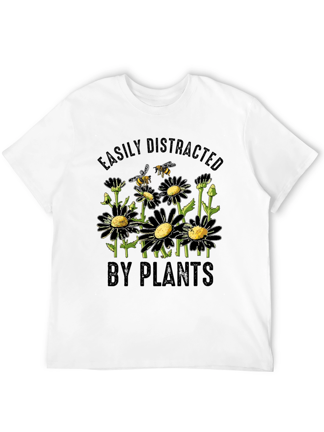 Easily Distracted by Plants Graphic T-Shirt