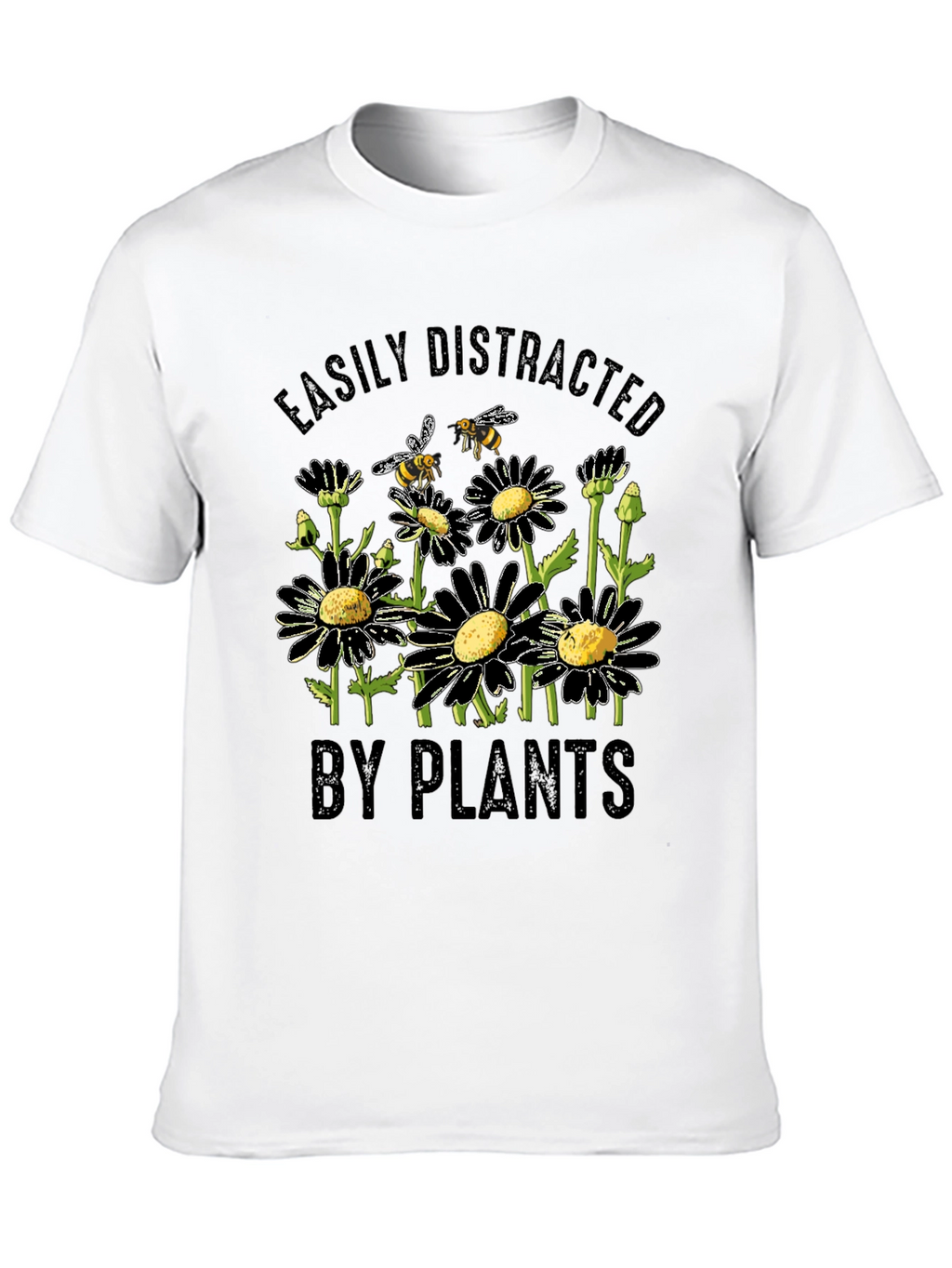 Easily Distracted by Plants Graphic T-Shirt