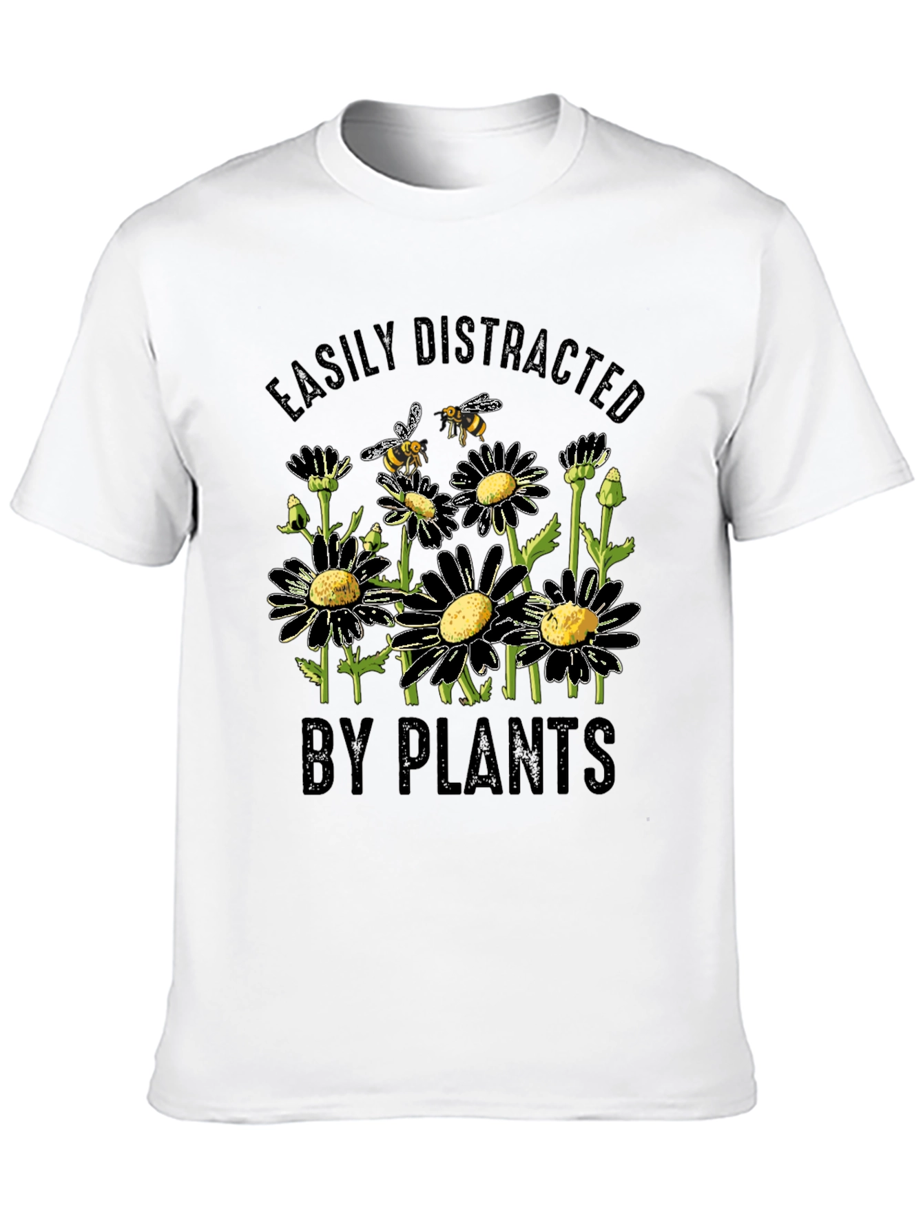 Easily Distracted by Plants Graphic T-Shirt