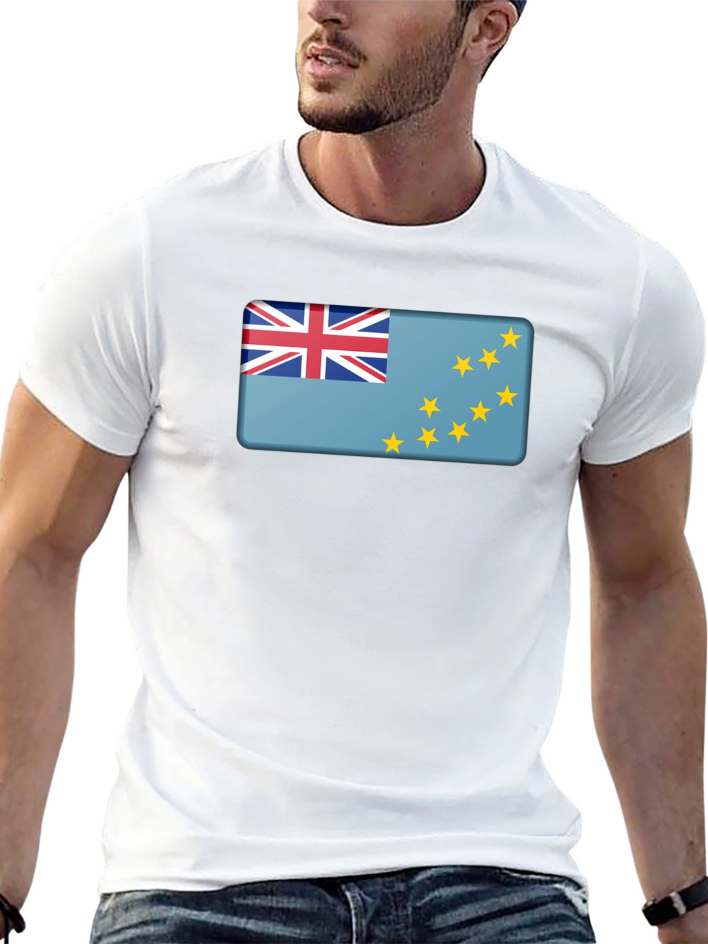 Tuvalu Flag T-Shirt - National Pride Tee
