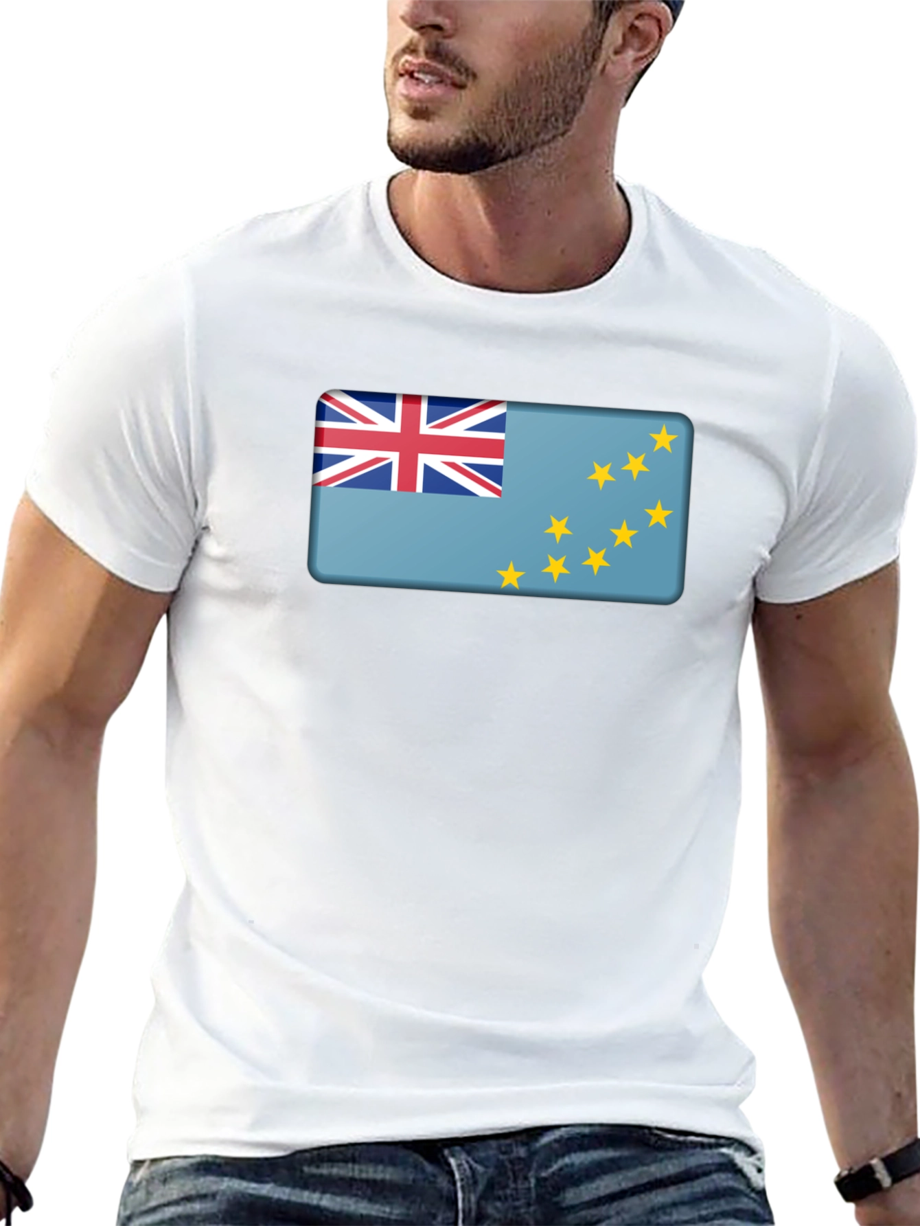 Tuvalu Flag T-Shirt - National Pride Tee
