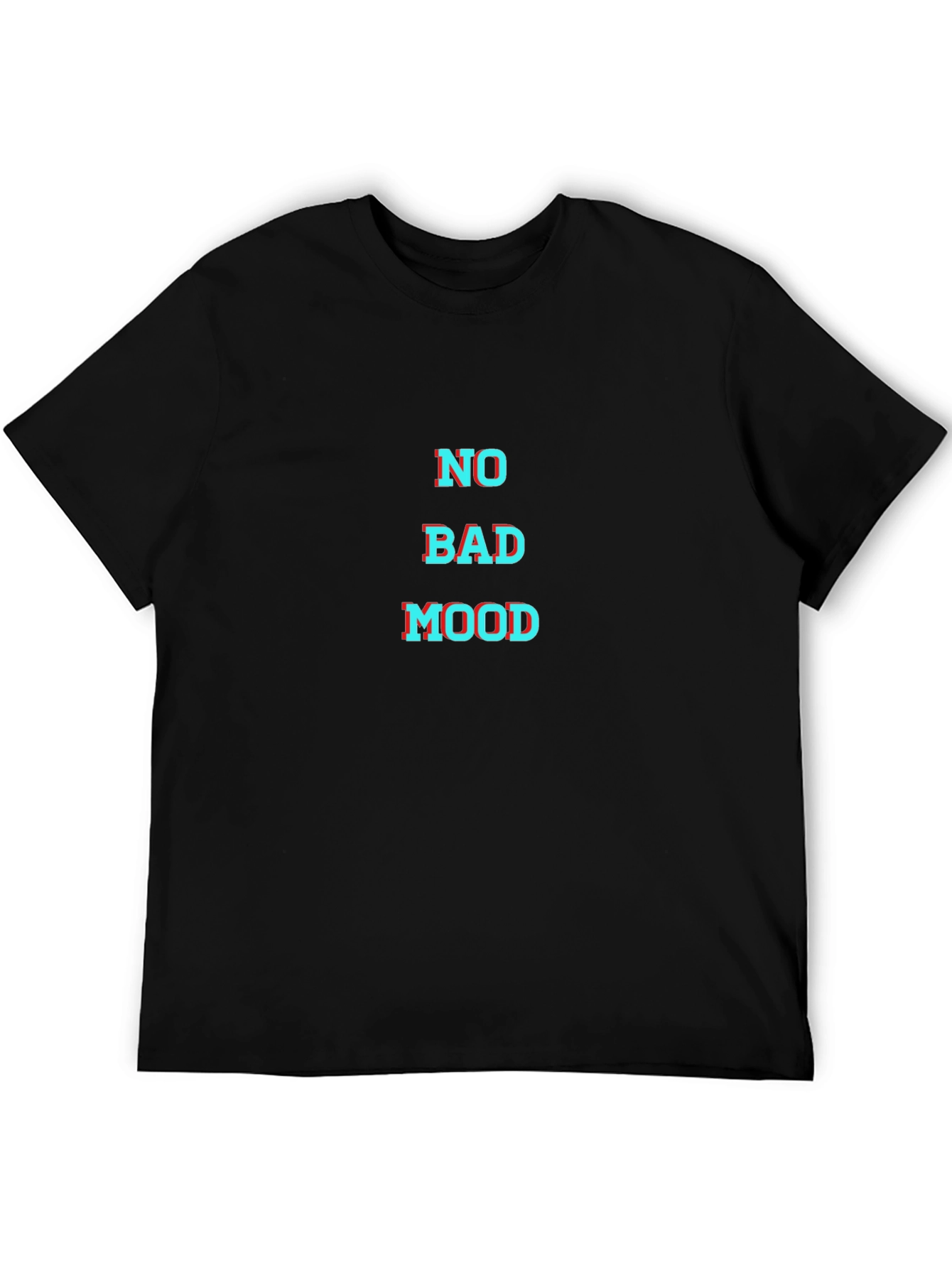 No Bad Mood Black Graphic Tee