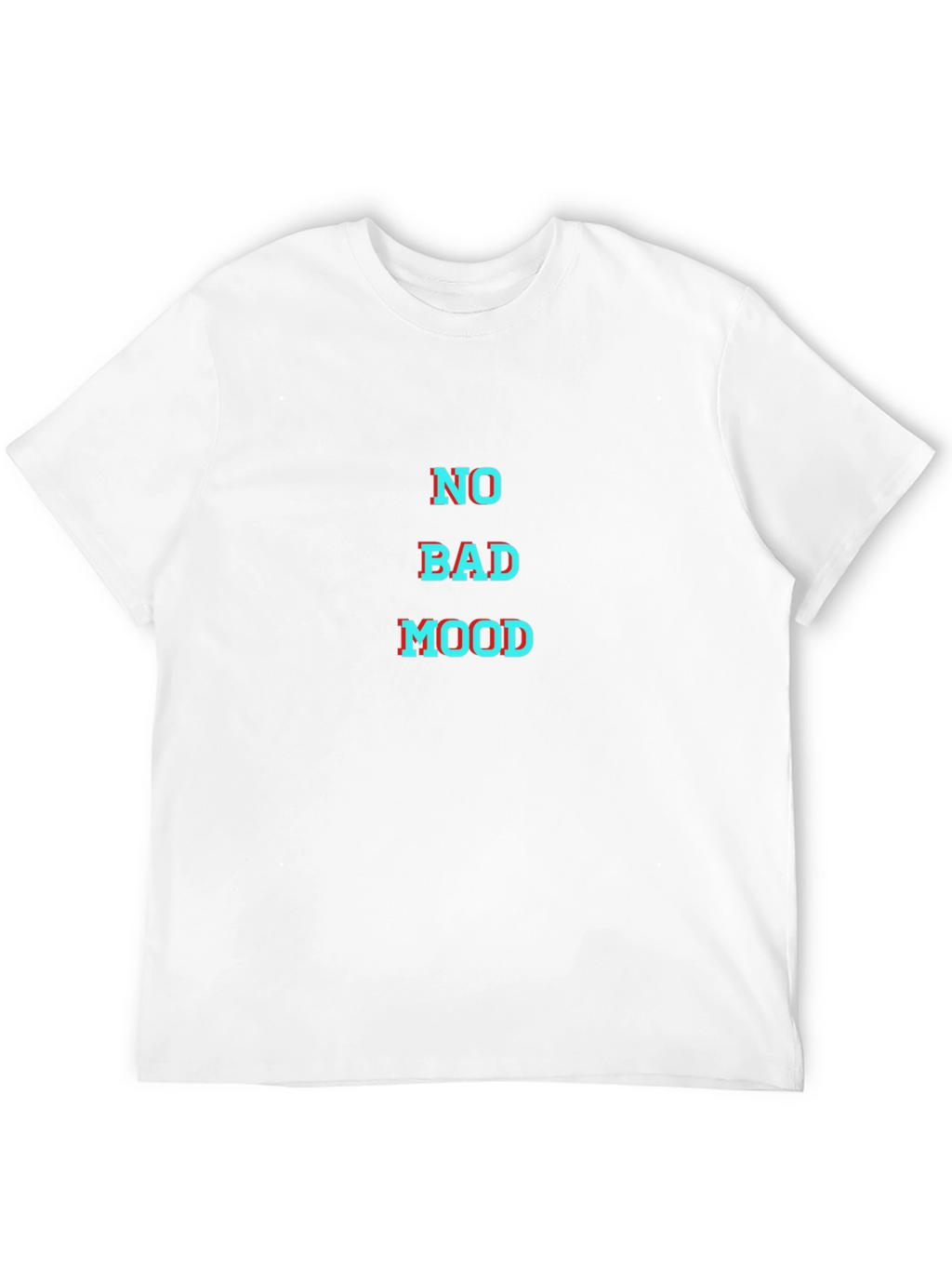 No Bad Mood Black Graphic Tee