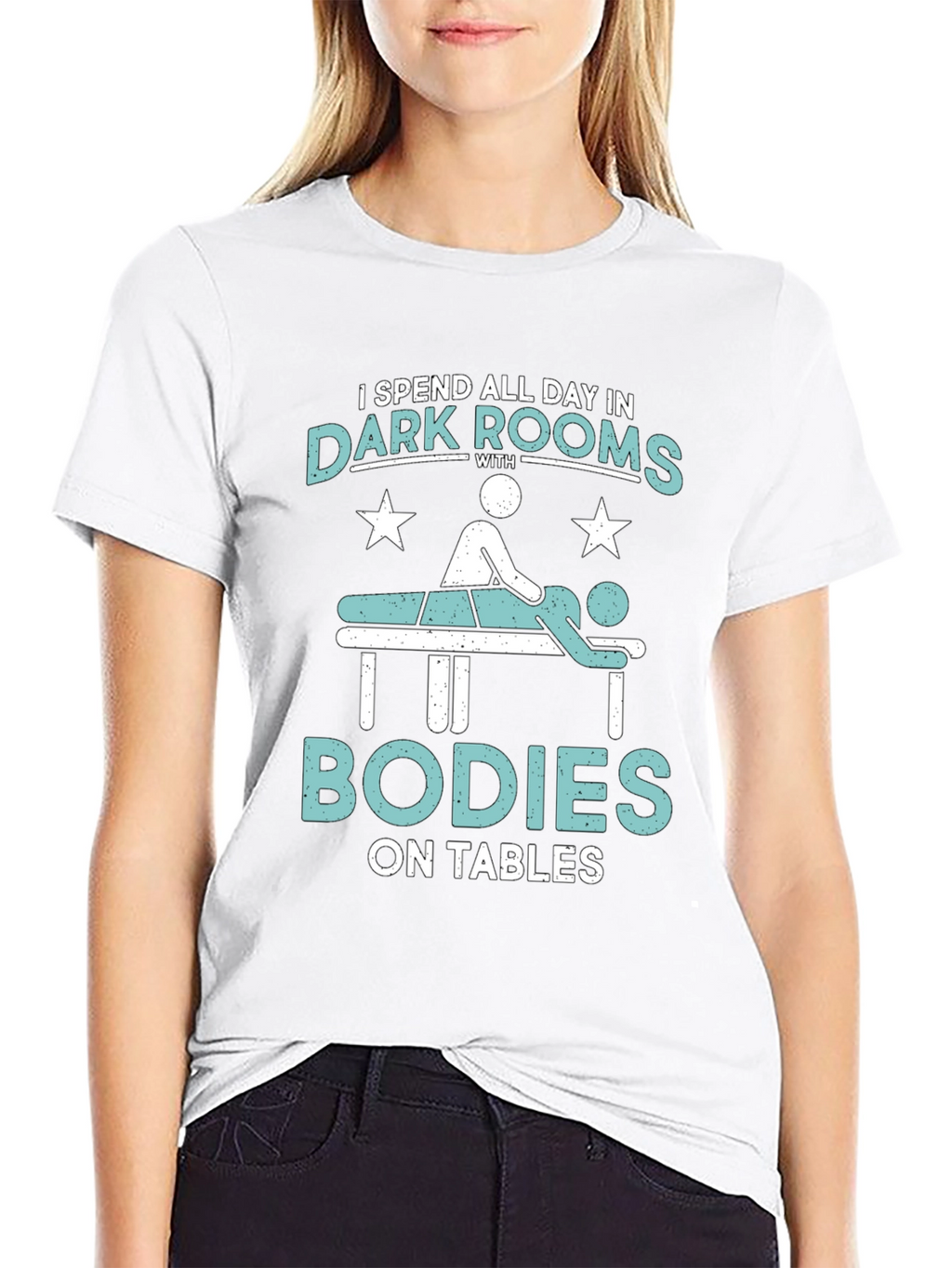 Massage Therapist T-Shirt - Dark Rooms & Bodies
