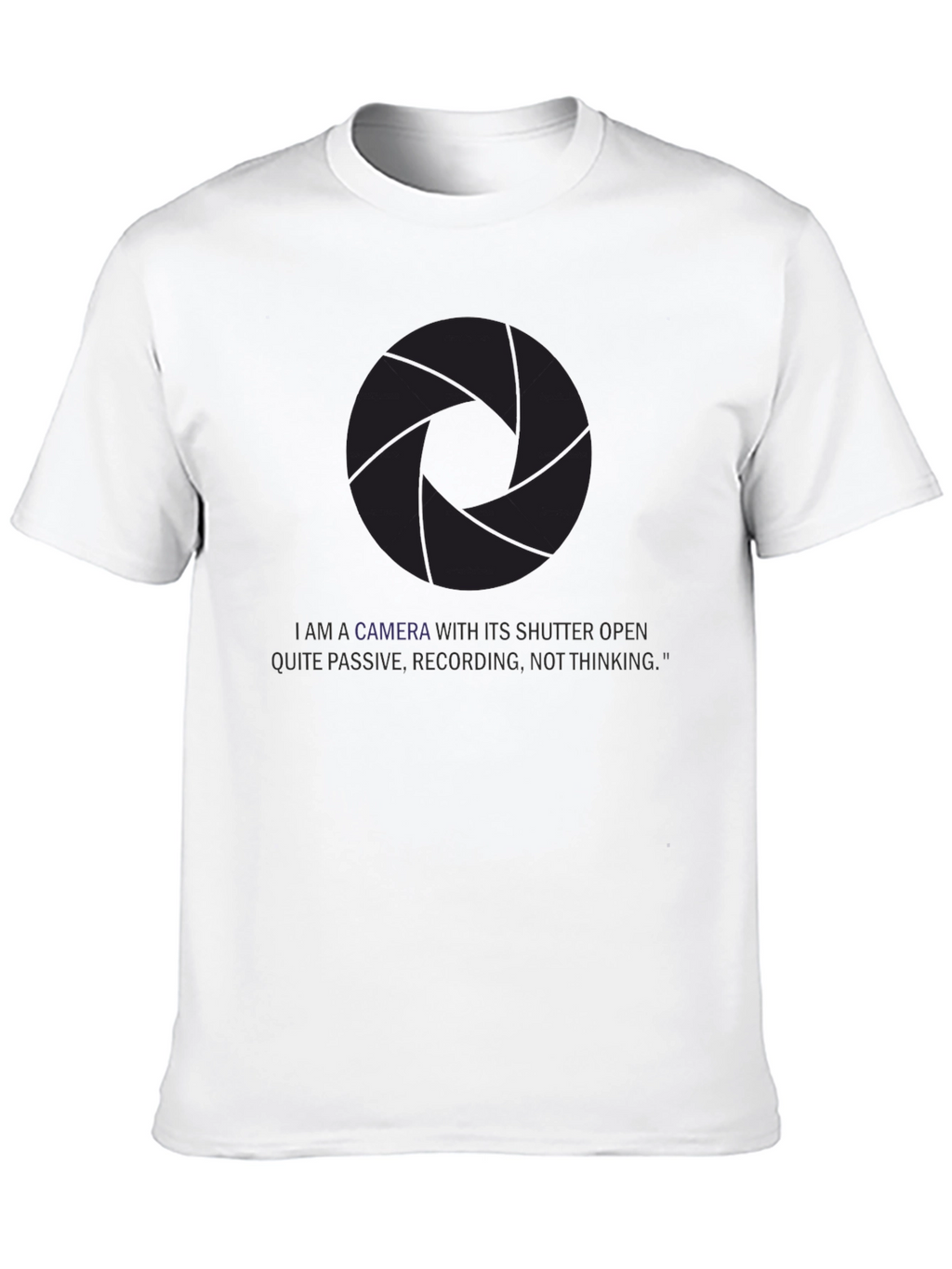 Camera Shutter Aperture T-Shirt - Photographer Tee