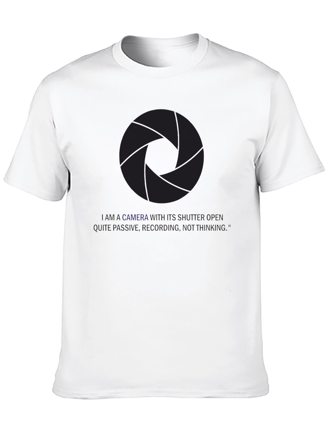 Camera Shutter Aperture T-Shirt - Photographer Tee