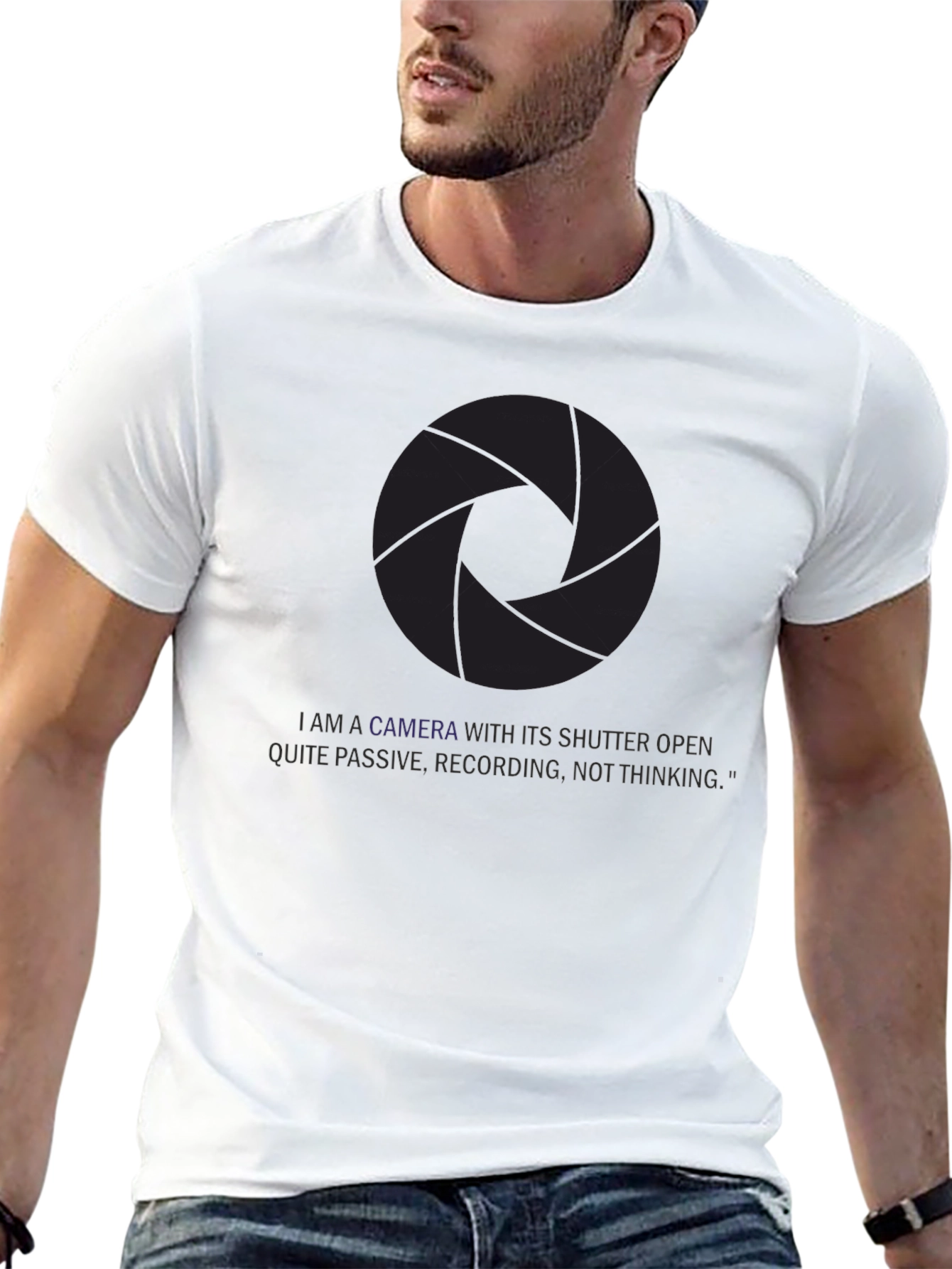 Camera Shutter Aperture T-Shirt - Photographer Tee